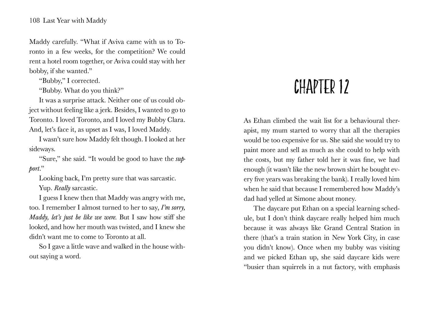 Last Year with Maddy