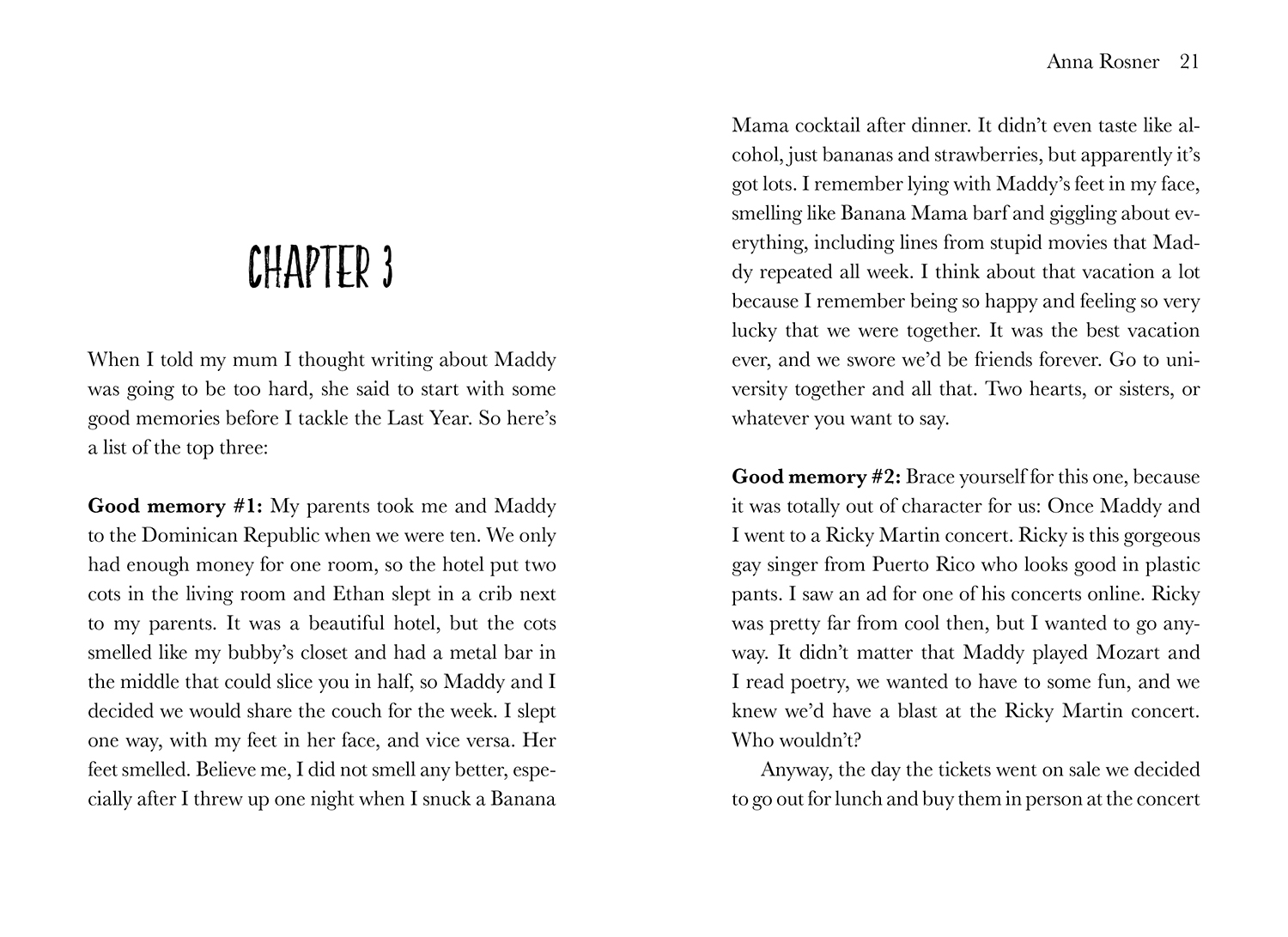 Last Year with Maddy