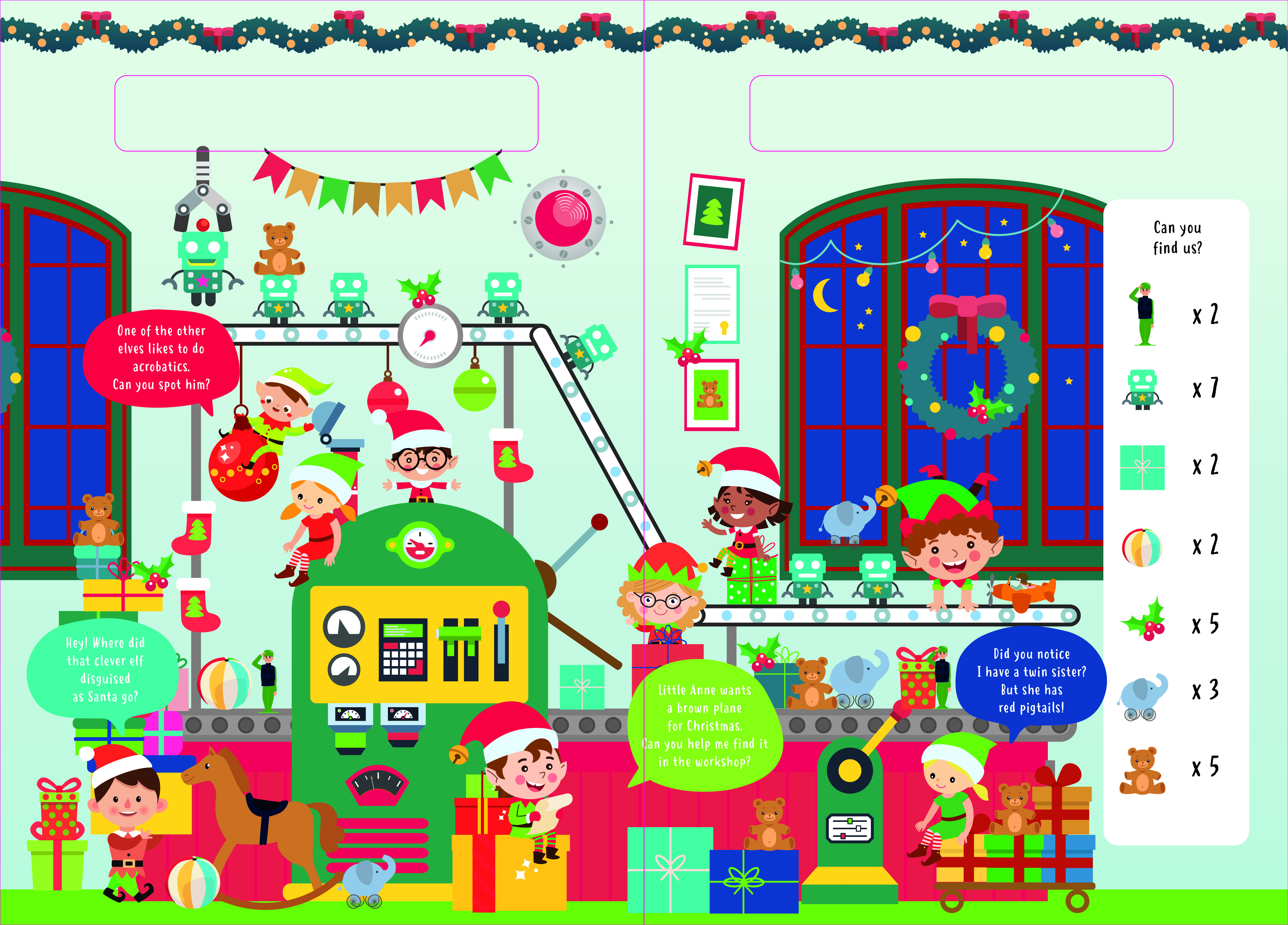 Seek and Find: The Clever Elves