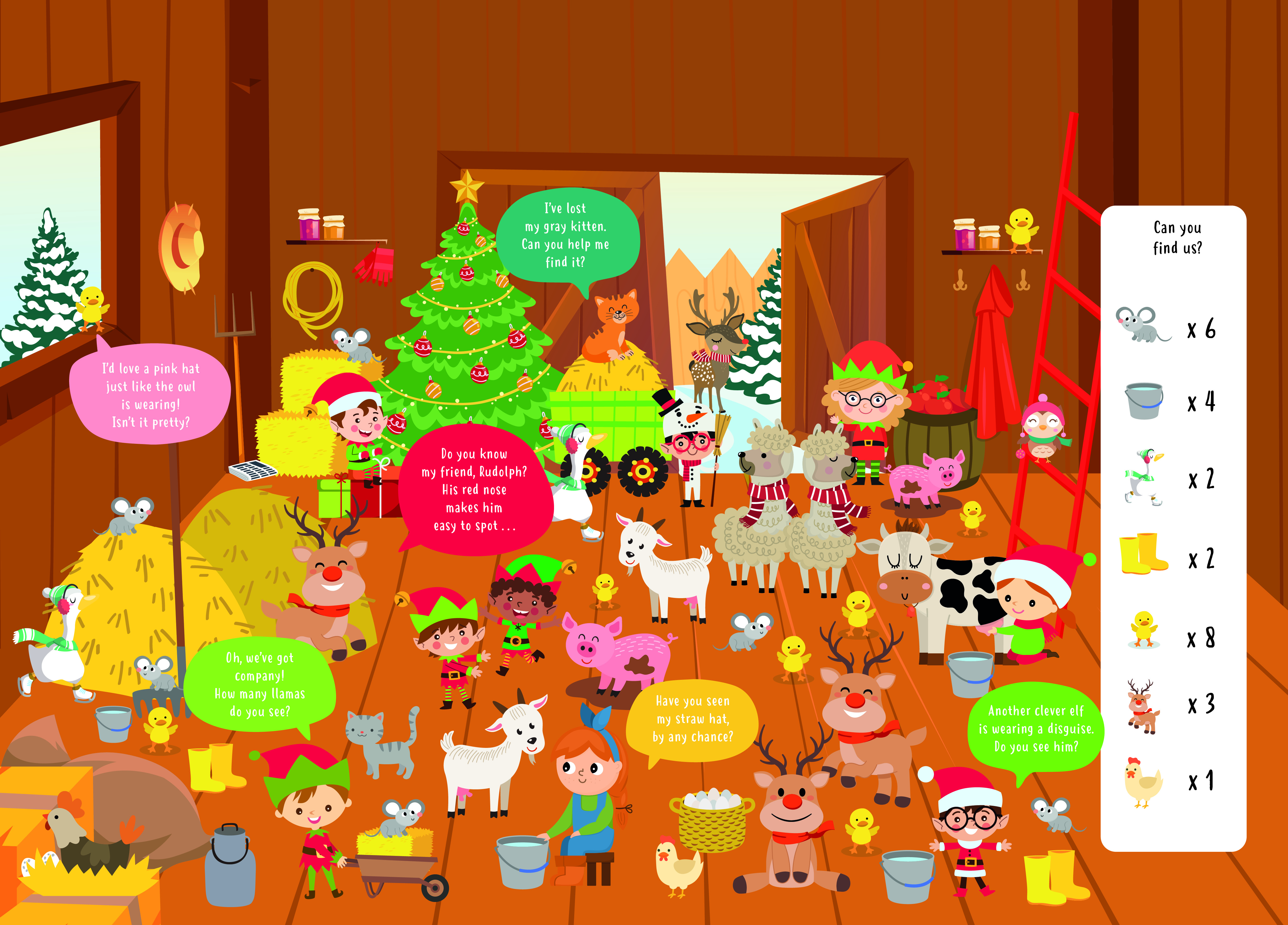 Seek and Find: The Clever Elves