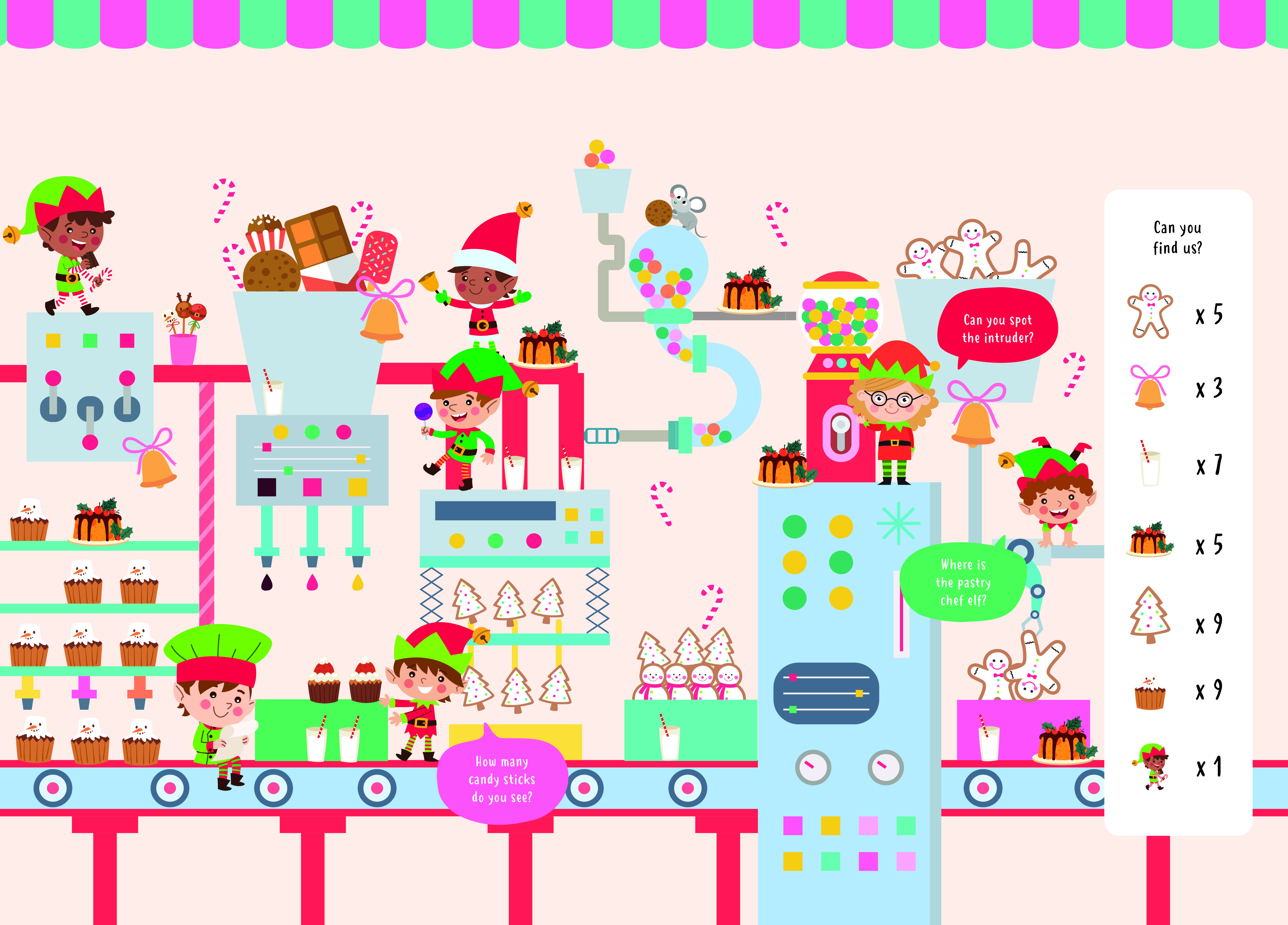 Seek and Find: The Clever Elves