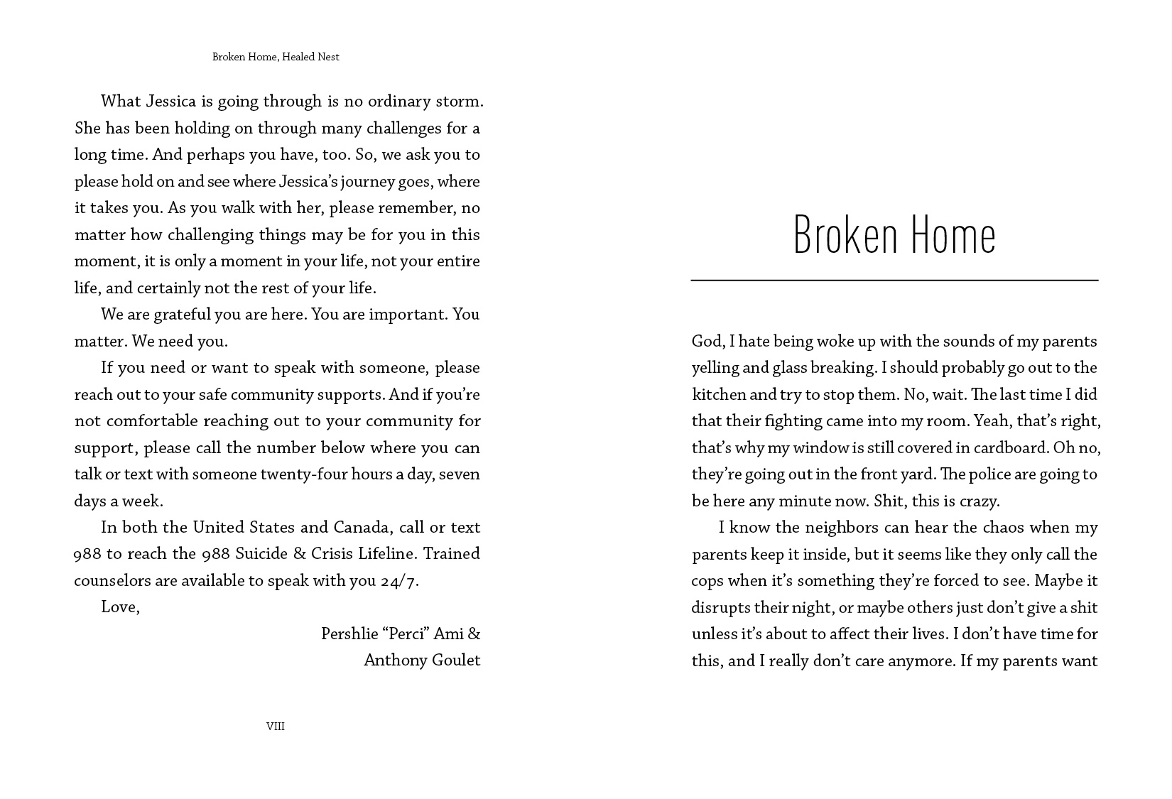 Broken Home, Healed Nest