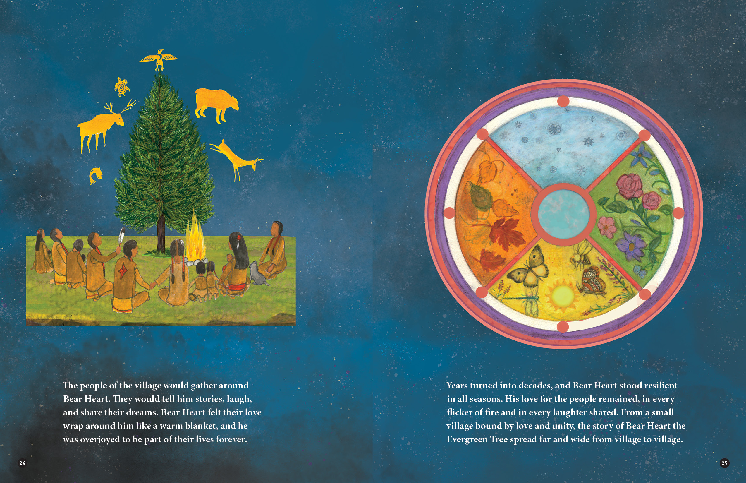 Bearheart and the Evergreen Tree