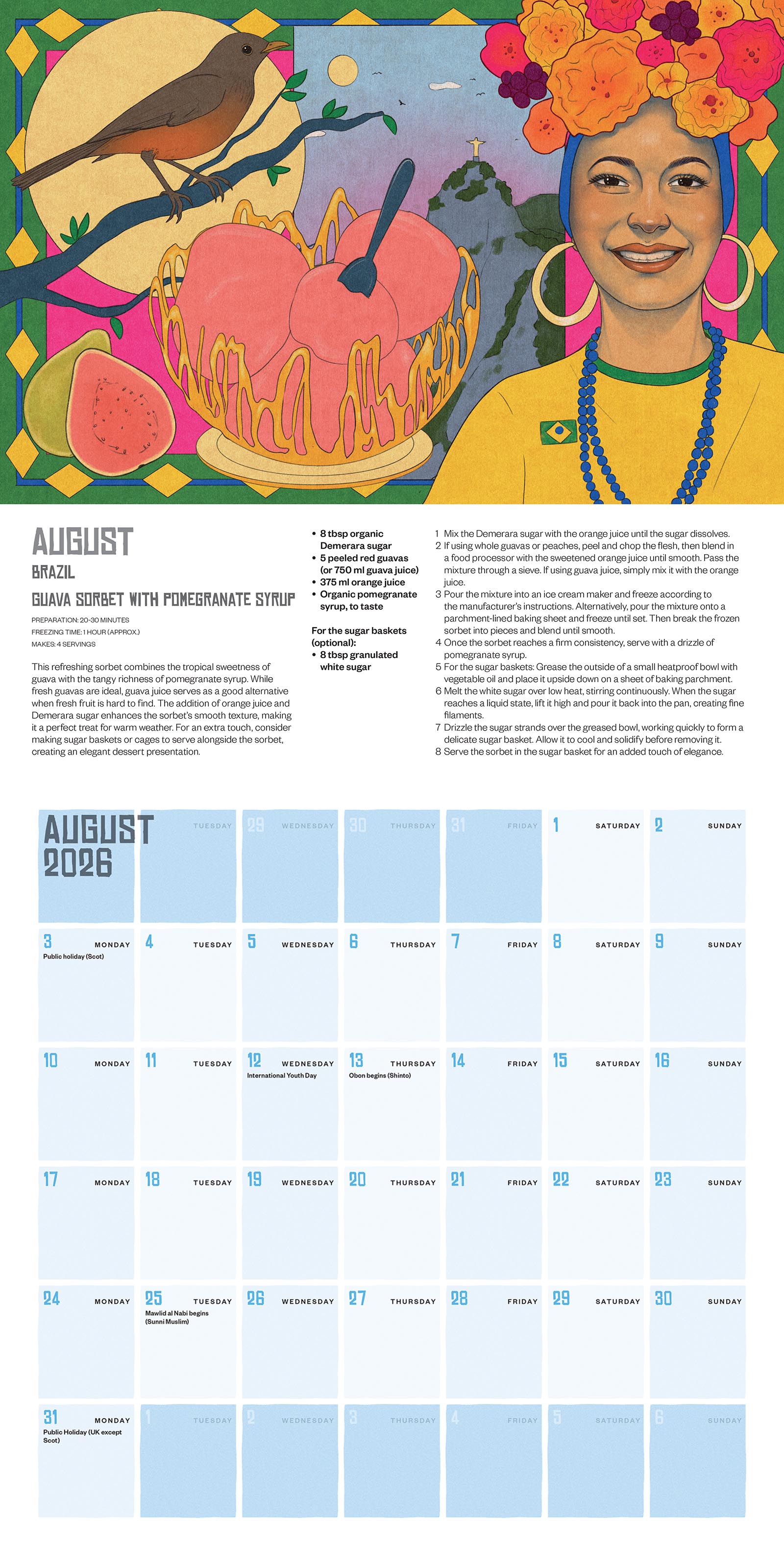 World in your Kitchen Calendar 2026