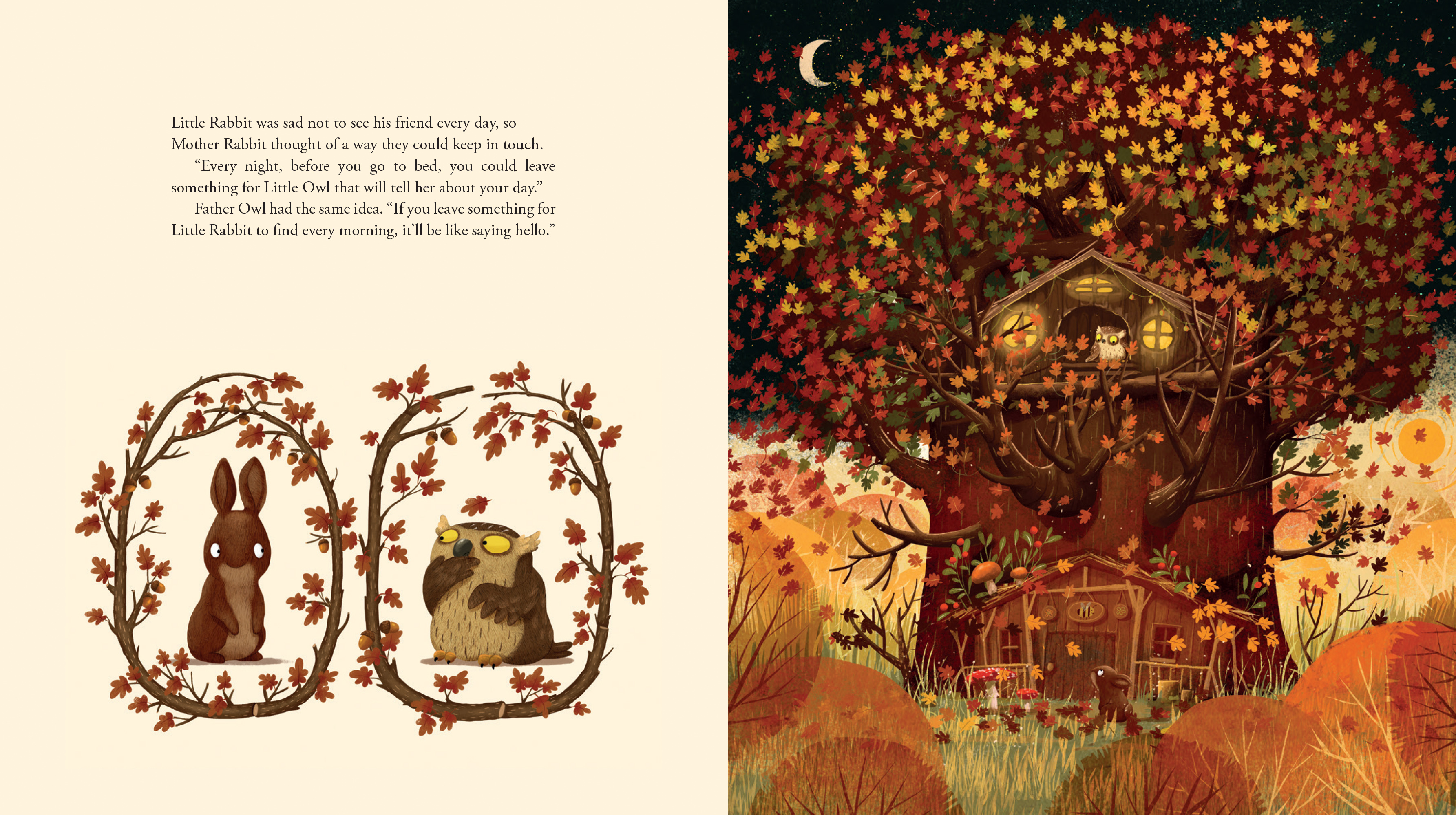 When Little Owl Met Little Rabbit