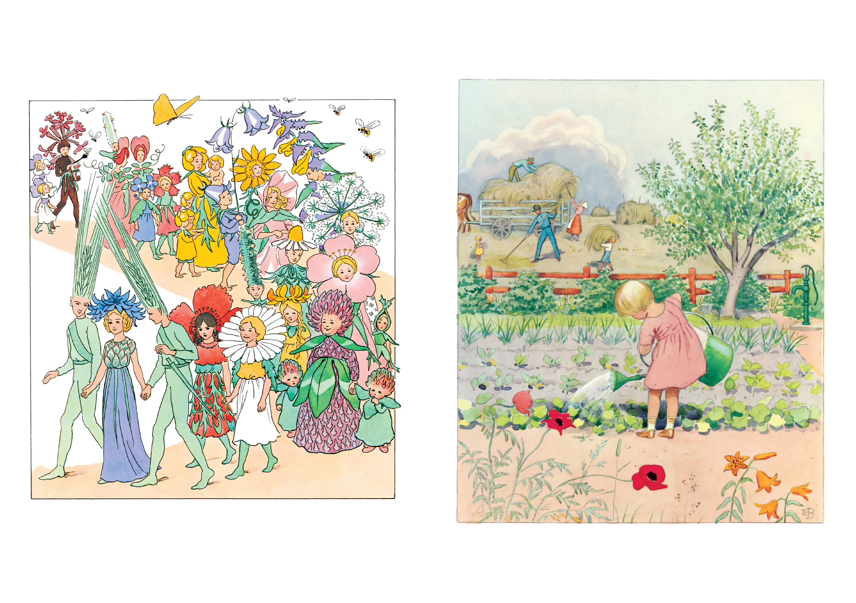 The Art of Elsa Beskow: 20 Pull-Out Frameable Prints