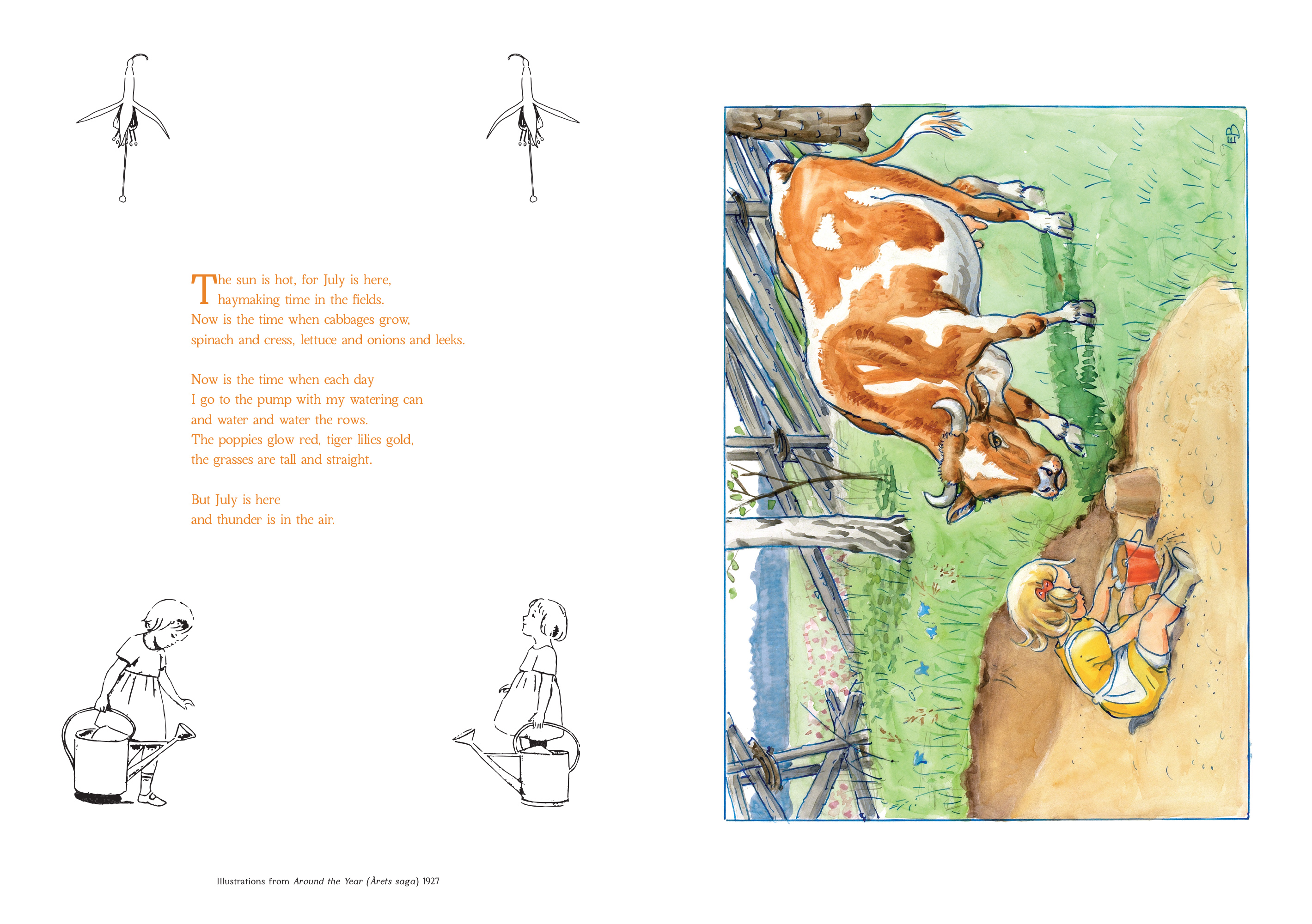 The Art of Elsa Beskow: 20 Pull-Out Frameable Prints