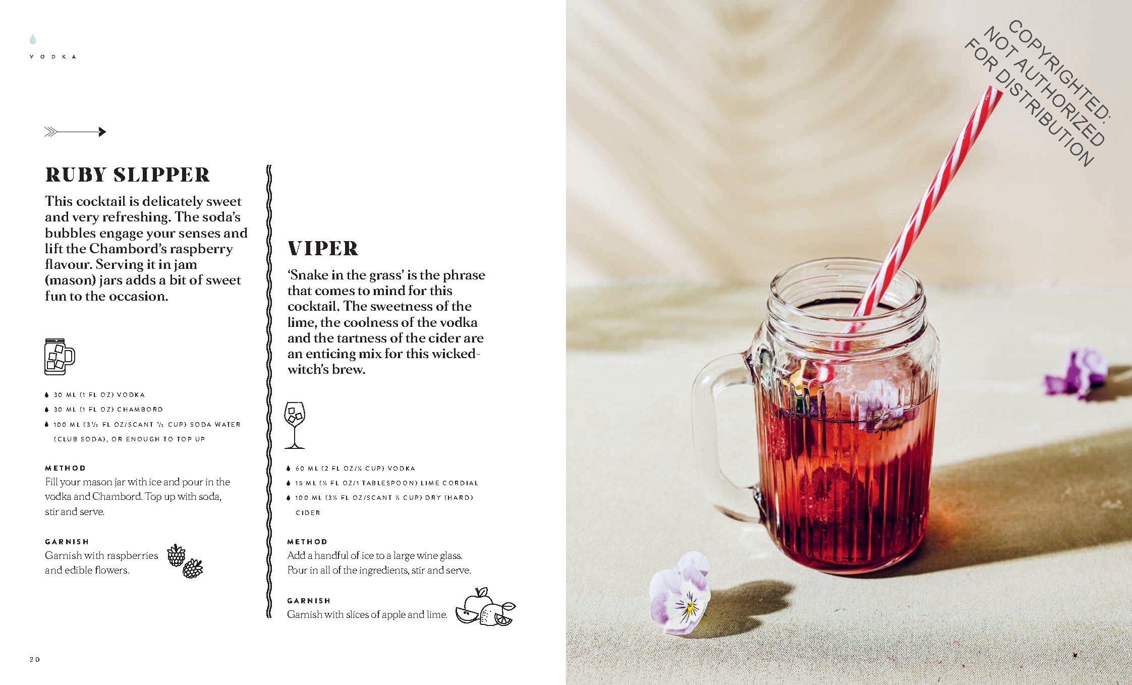 Three Ingredient Cocktails