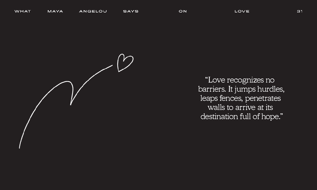 What Maya Angelou Says