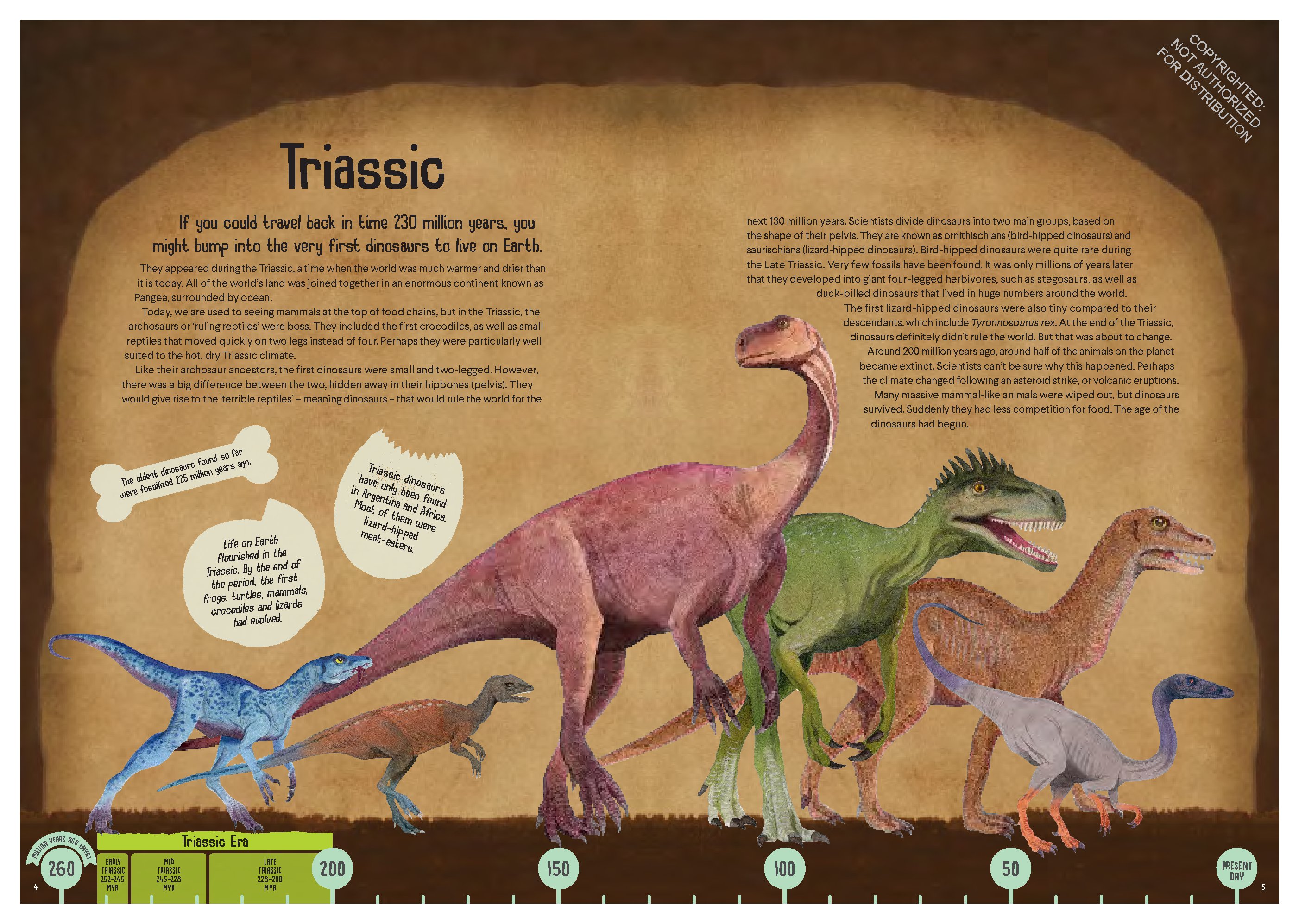 Terrific Timelines: Dinosaurs