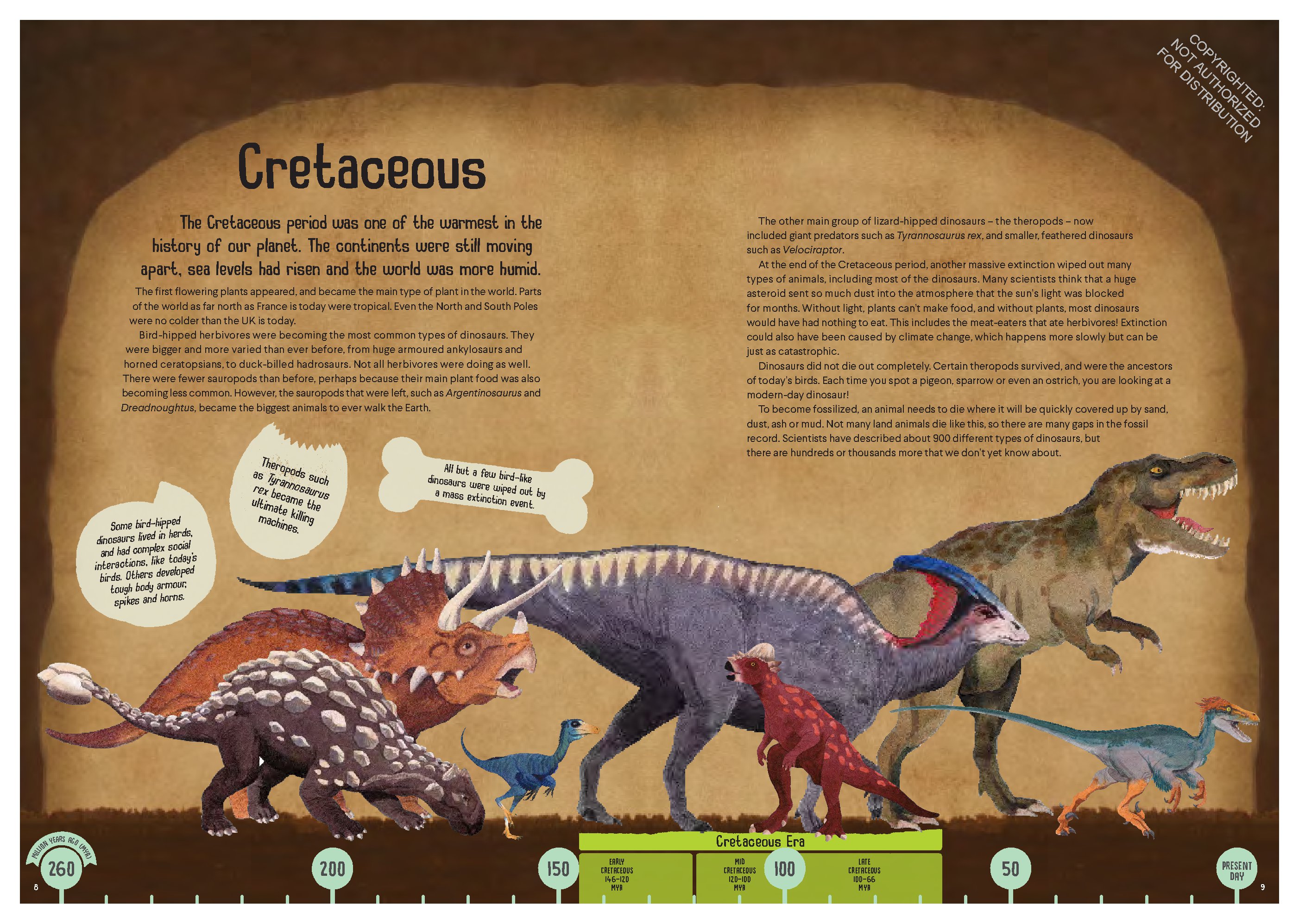 Terrific Timelines: Dinosaurs