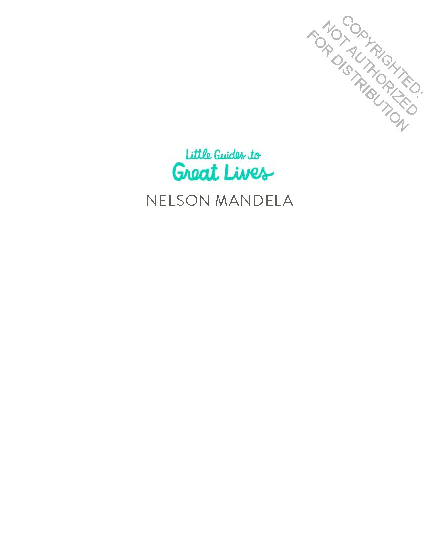 Little Guides to Great Lives: Nelson Mandela