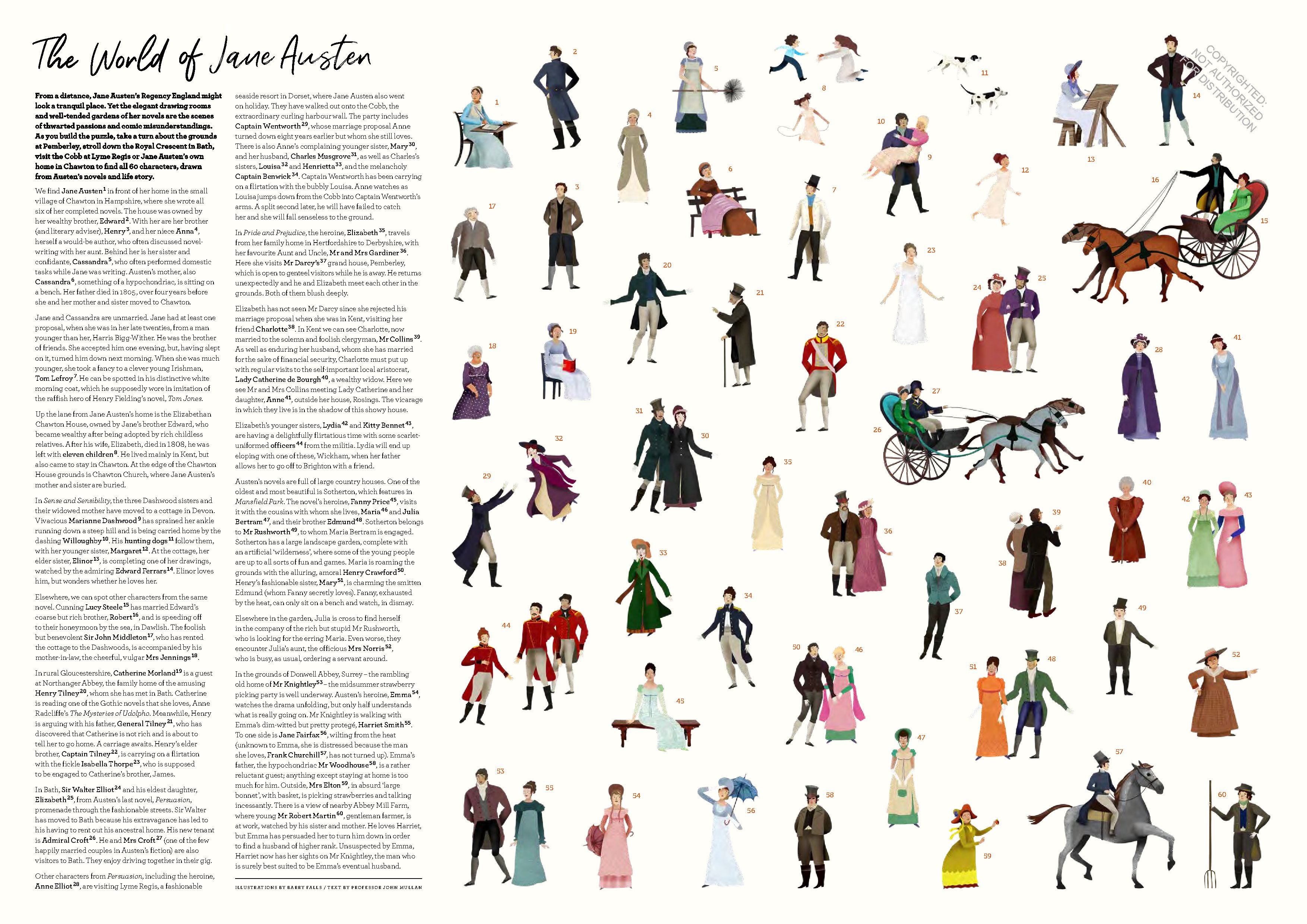 The World of Jane Austen 1000 Piece Puzzle
