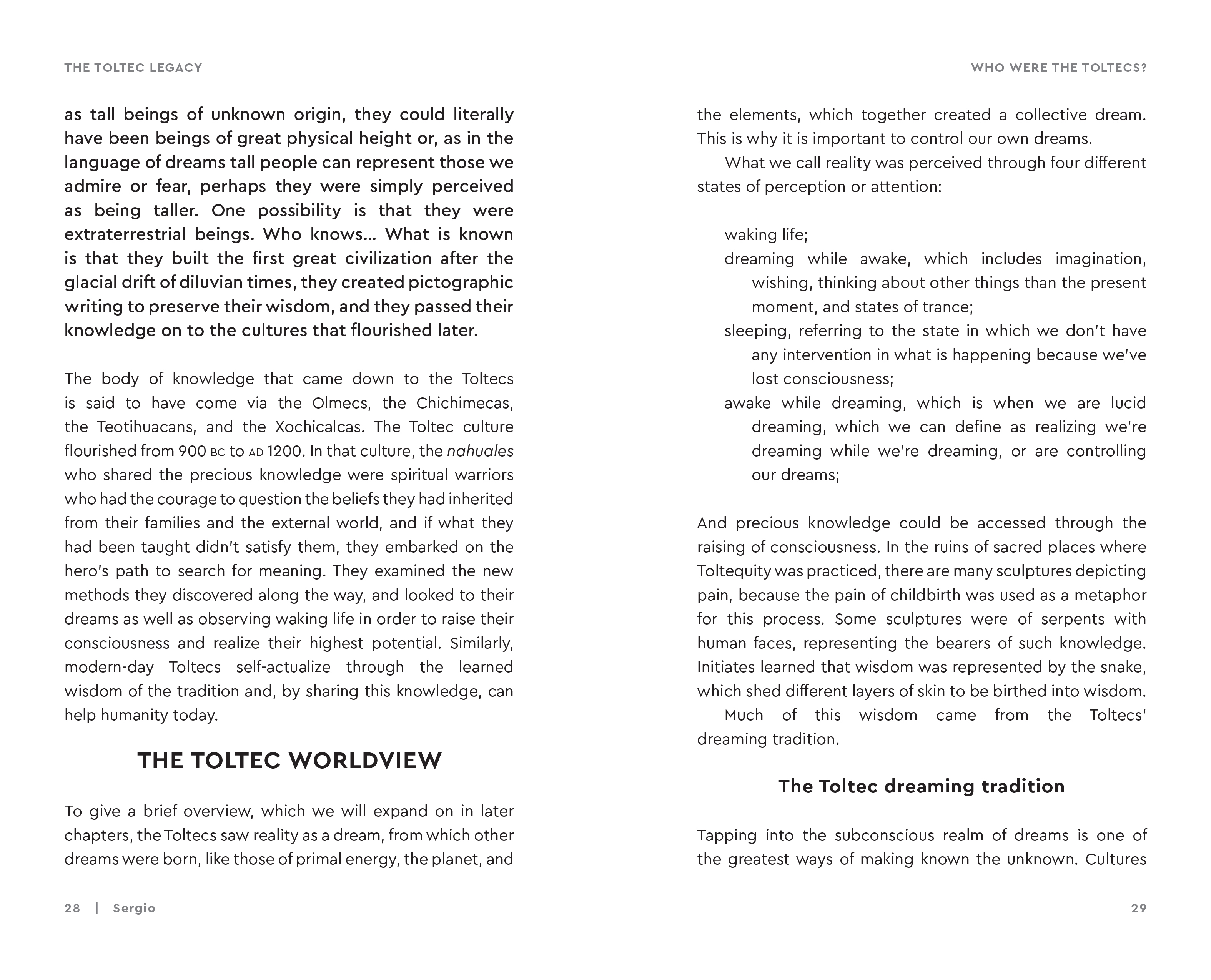 The Toltec Legacy