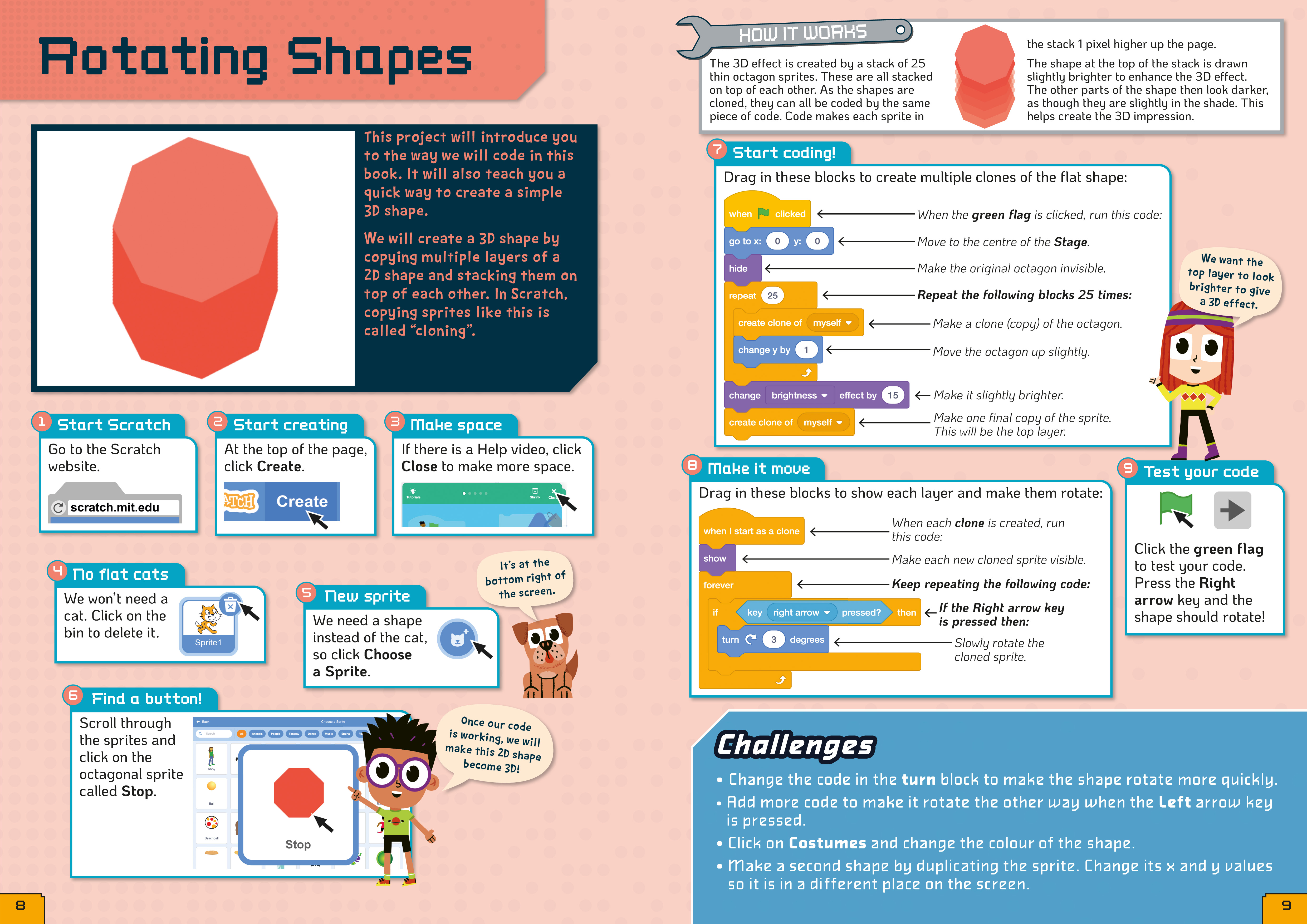 Coding with Scratch - Make 3D Games & Graphics