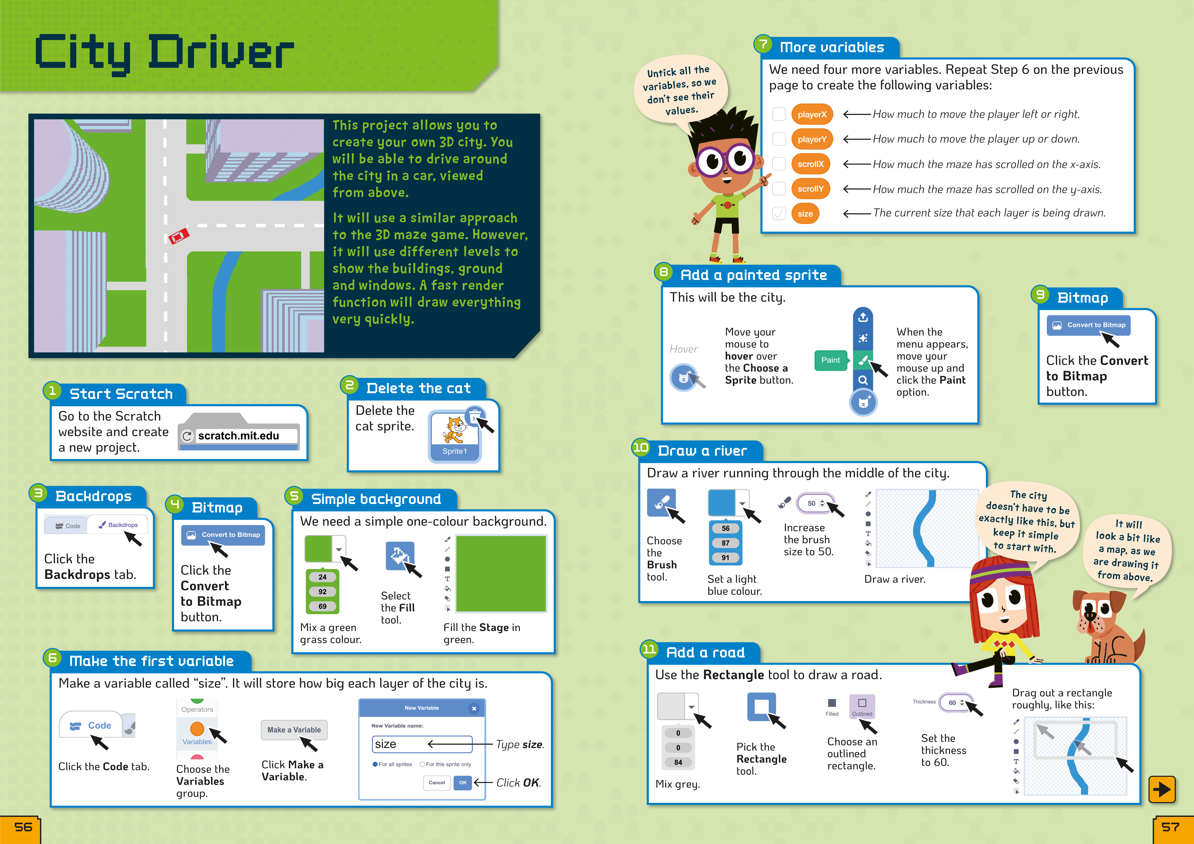 Coding with Scratch - Make 3D Games & Graphics