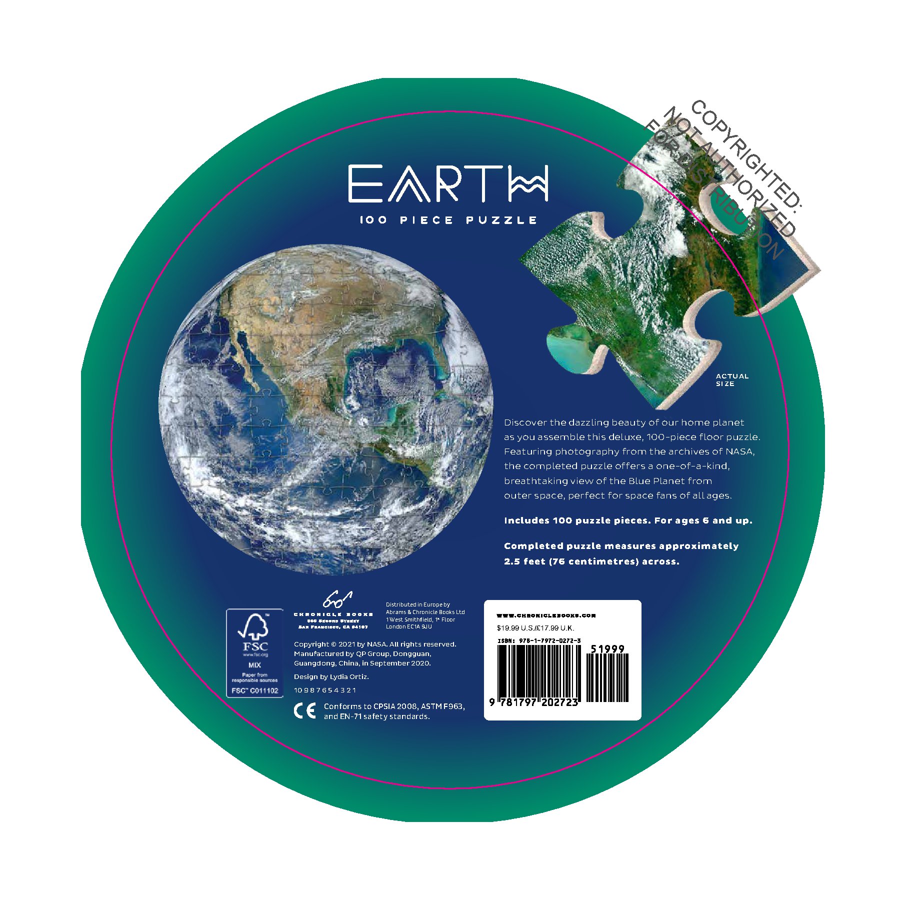 Earth: 100 Piece Puzzle