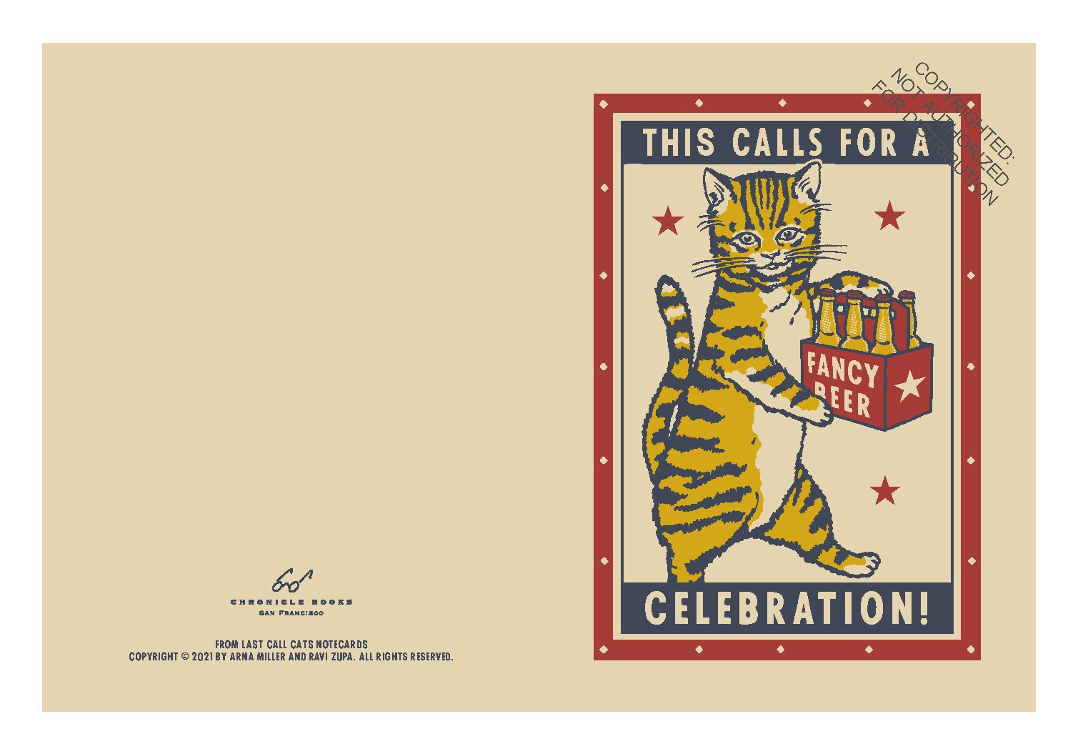 Last Call Cats Notecards