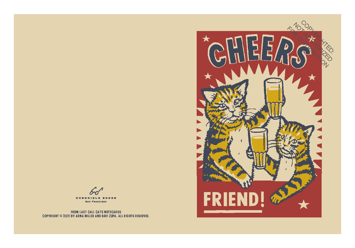 Last Call Cats Notecards