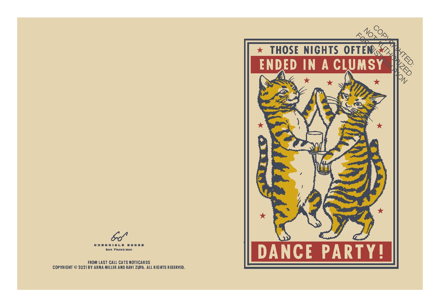 Last Call Cats Notecards