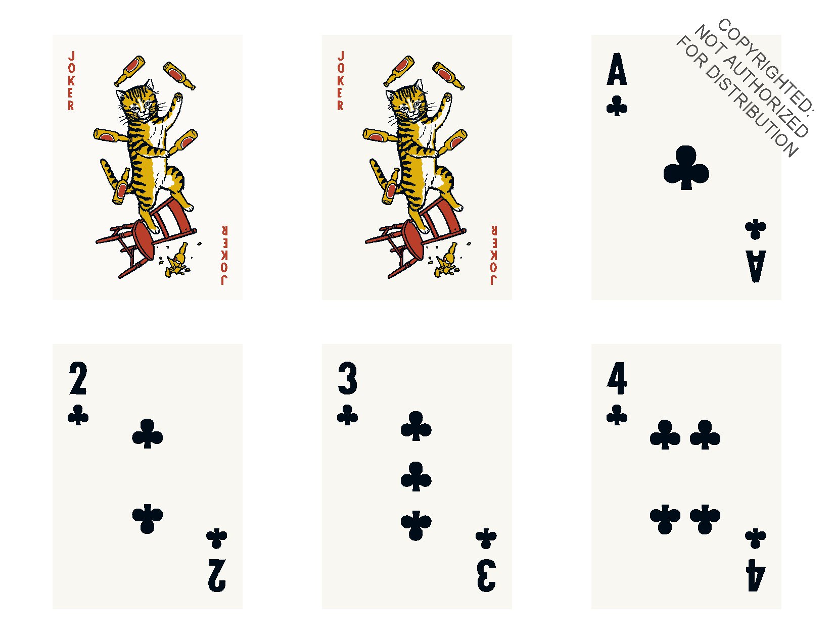 Last Call Cats Playing Cards