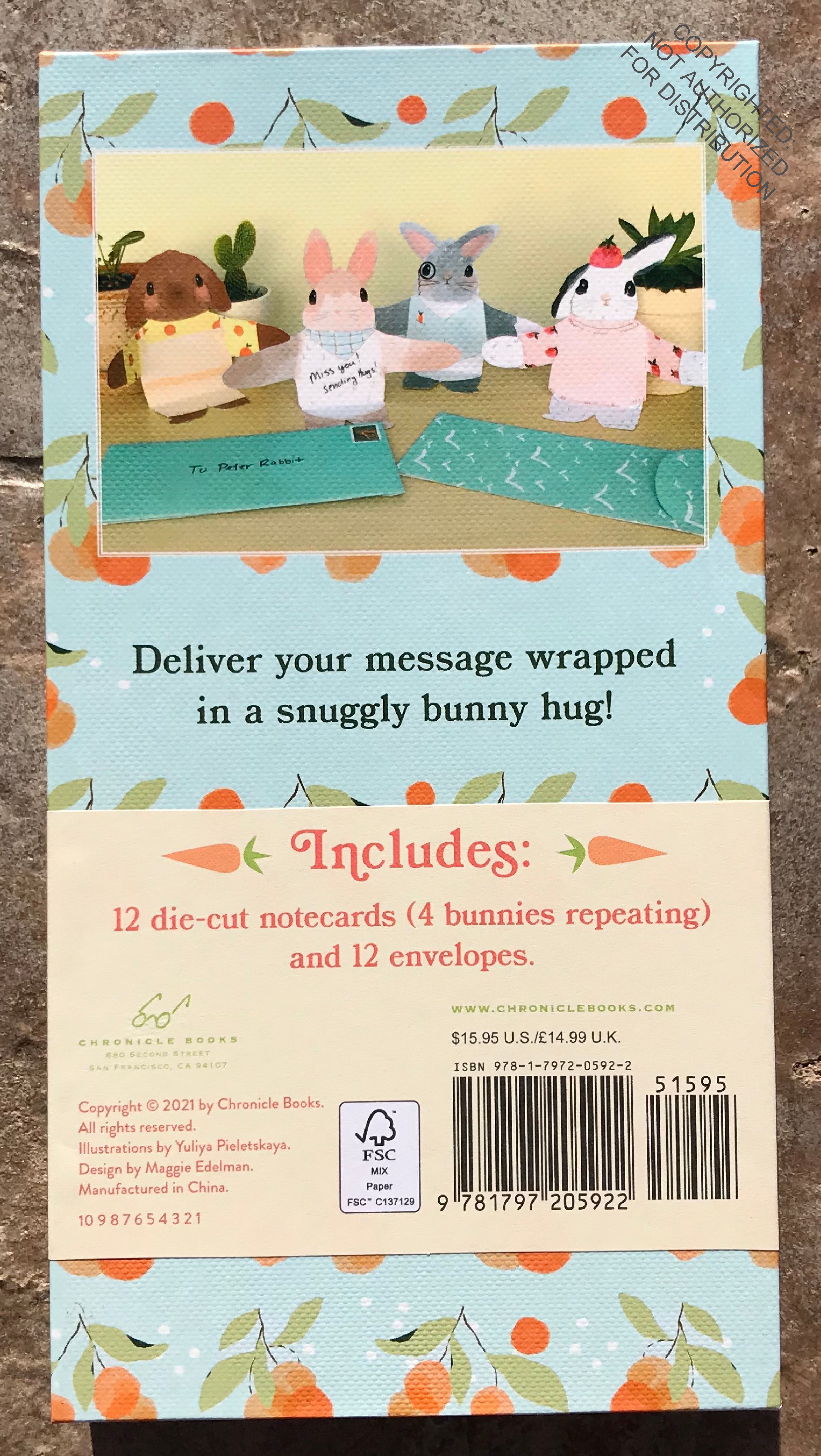 Snuggle Bunnies Notecards