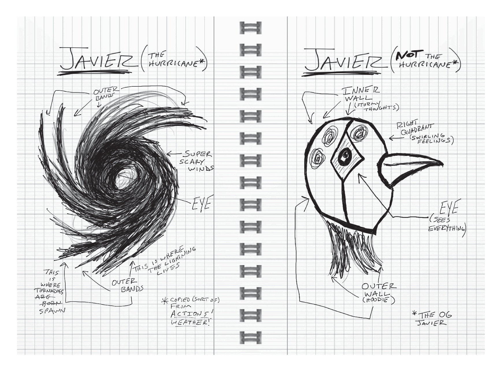 Javier and the Cone of Uncertainty