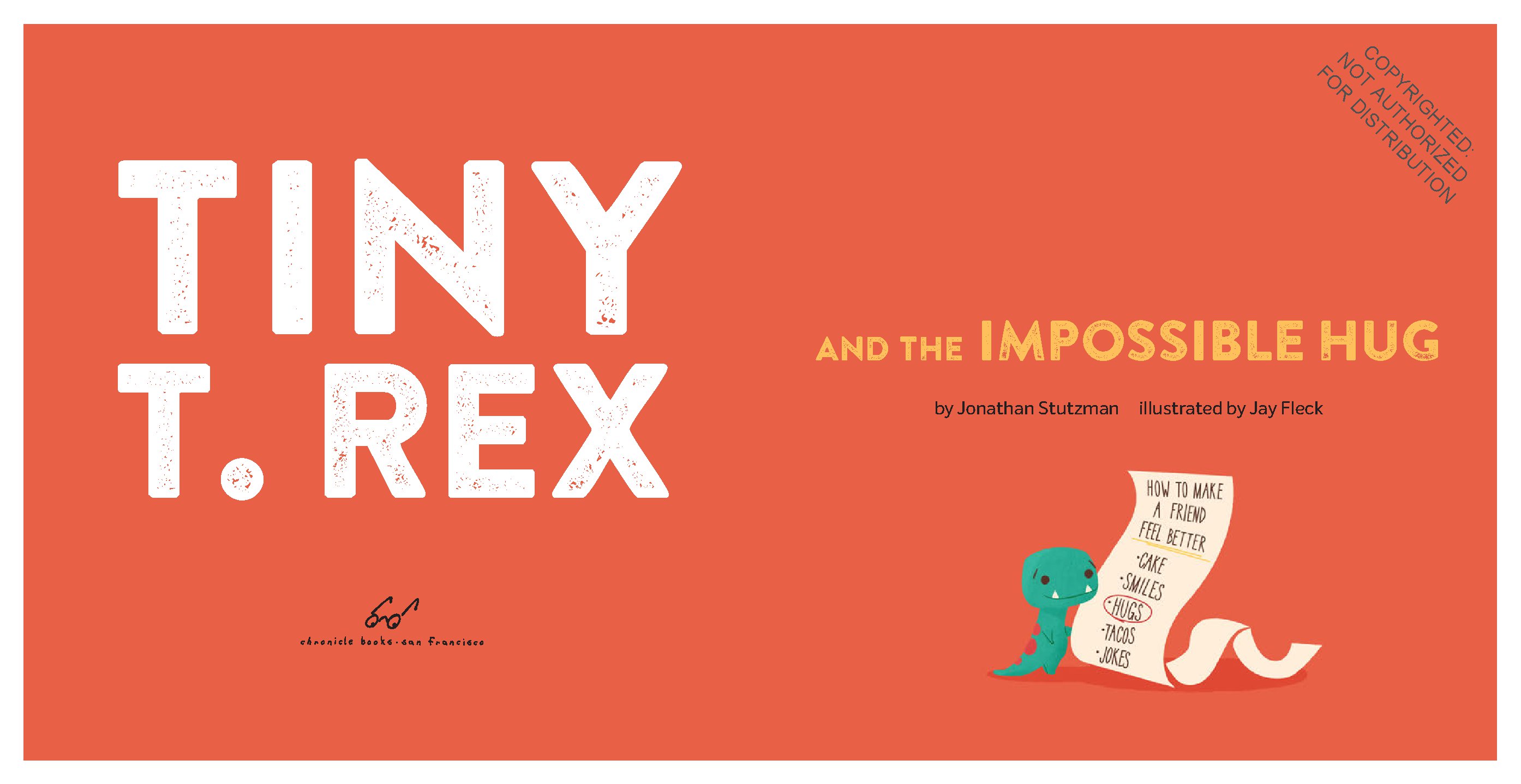Tiny T. Rex and the Impossible Hug (international pb)