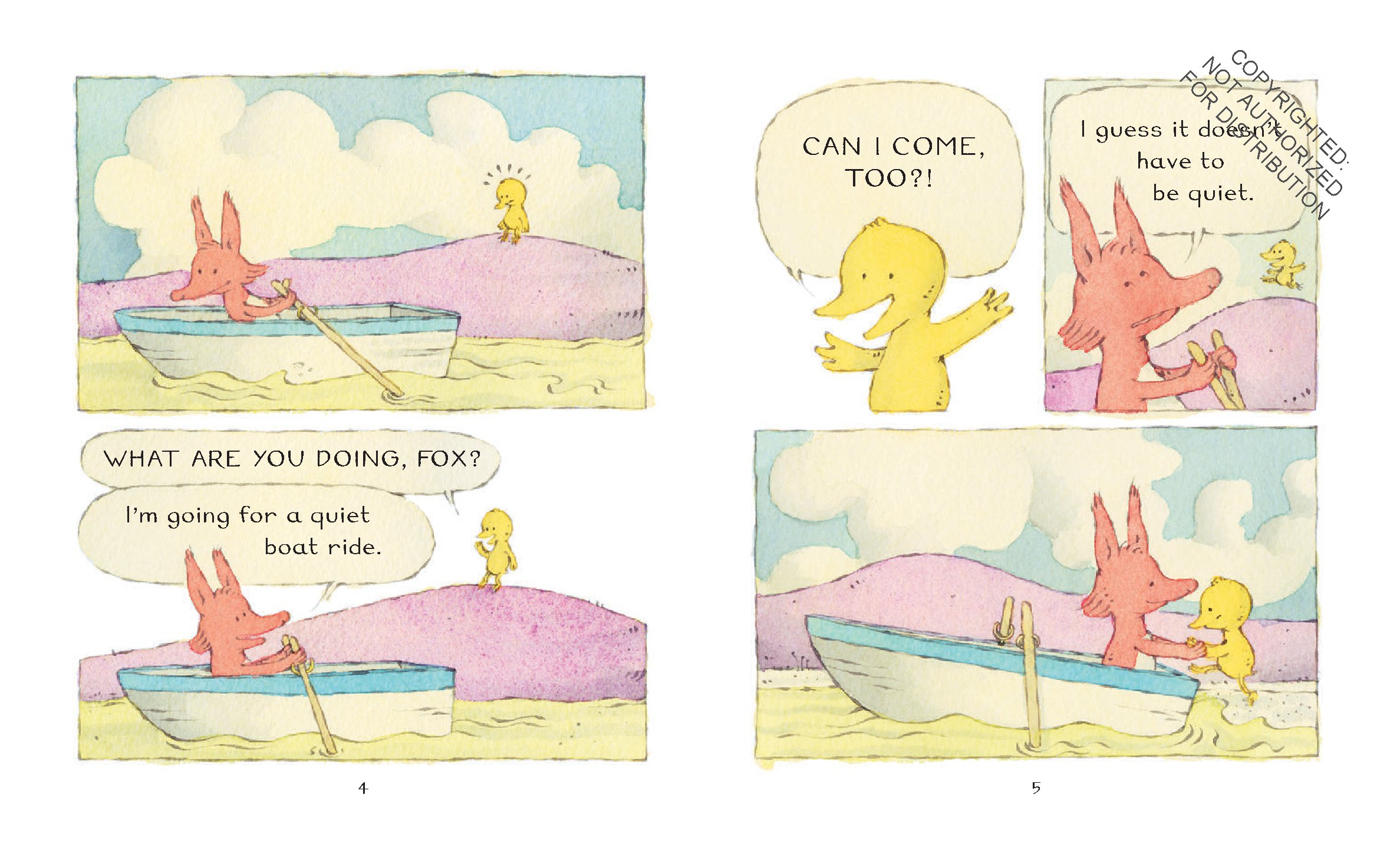 Fox & Chick: The Quiet Boat Ride