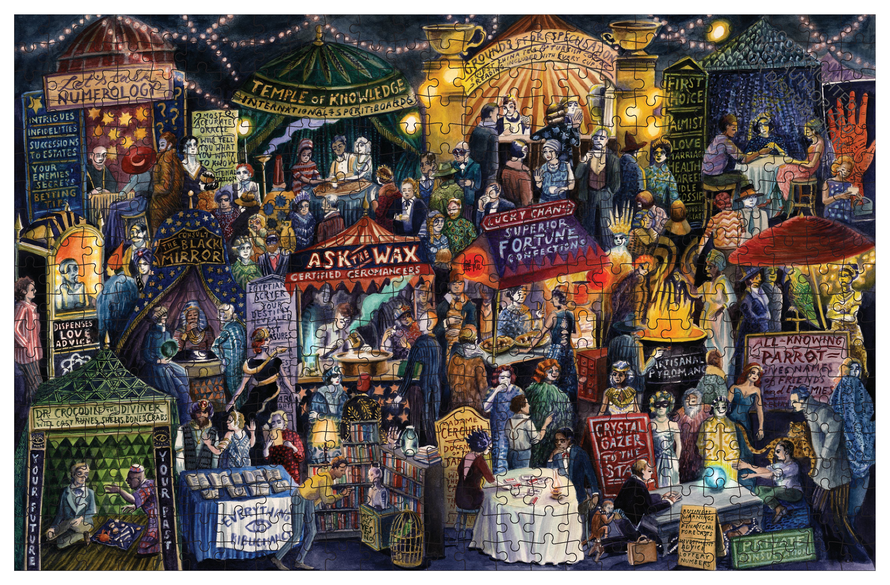 Murder Most Puzzling: The Clairvoyants' Convention 500-Piece Puzzle