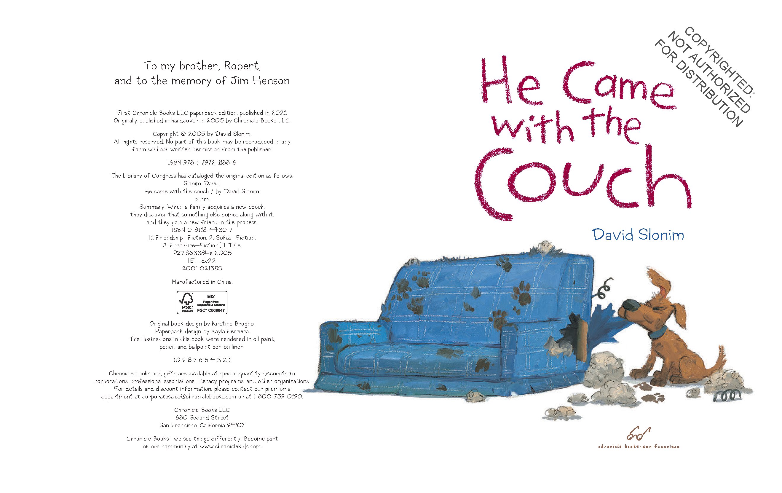 He Came With the Couch