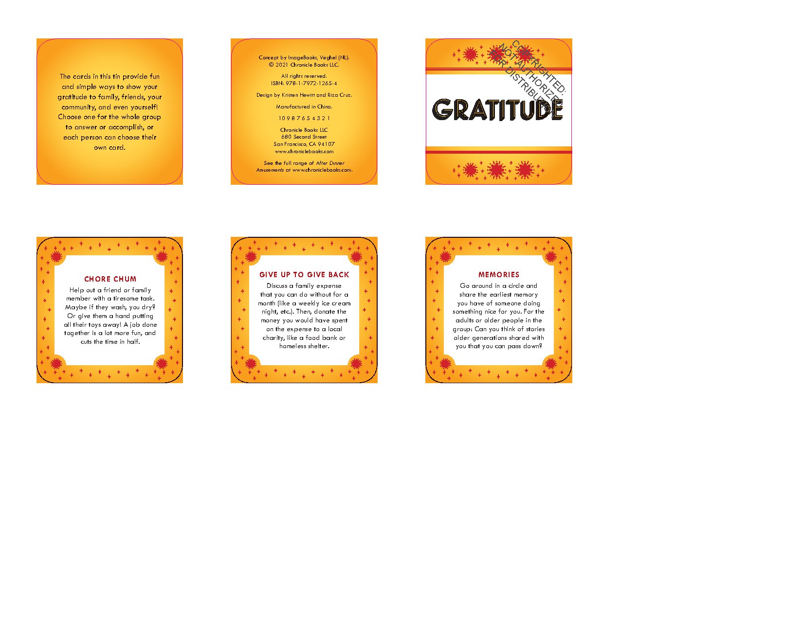 After Dinner Amusements: Gratitude