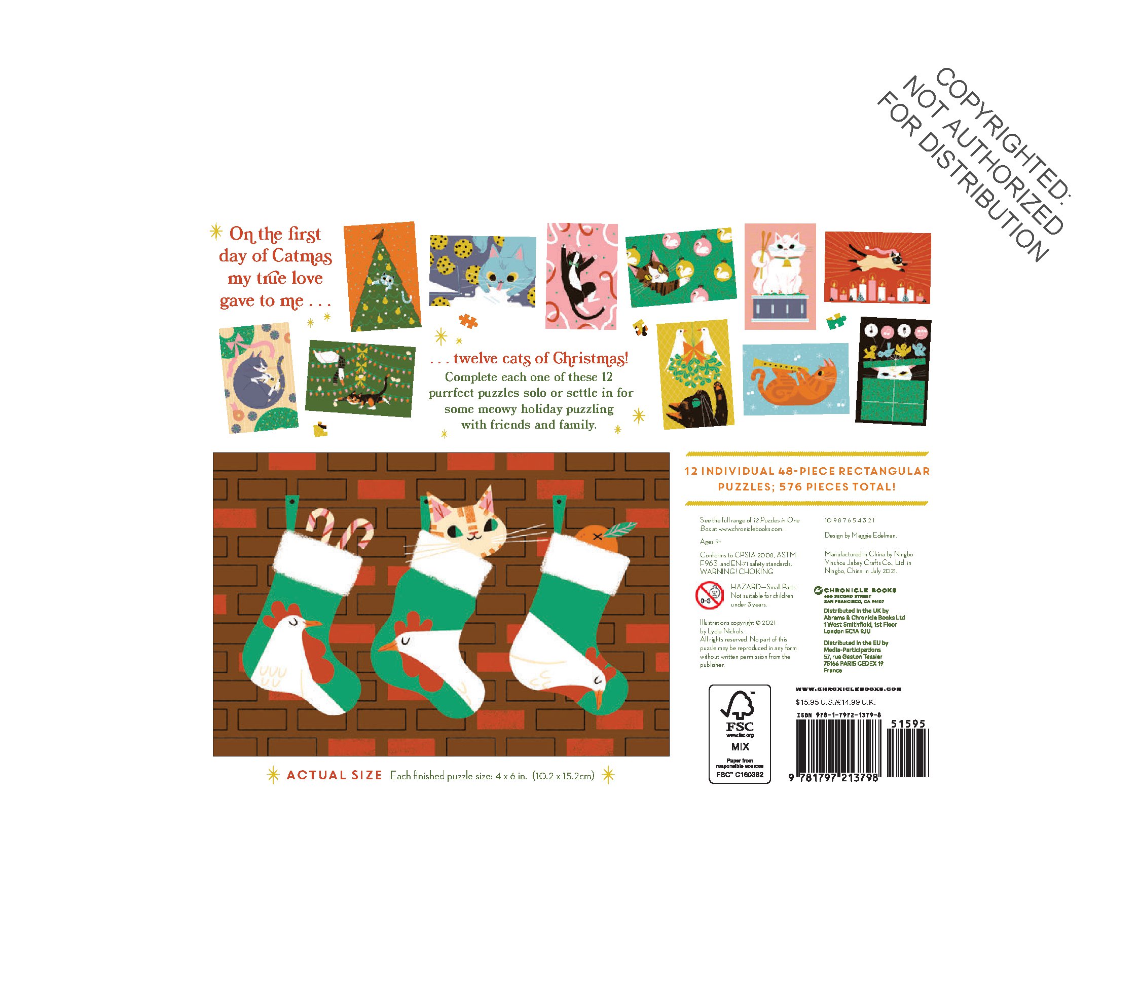 12 Puzzles in One Box: Twelve Days of Catmas