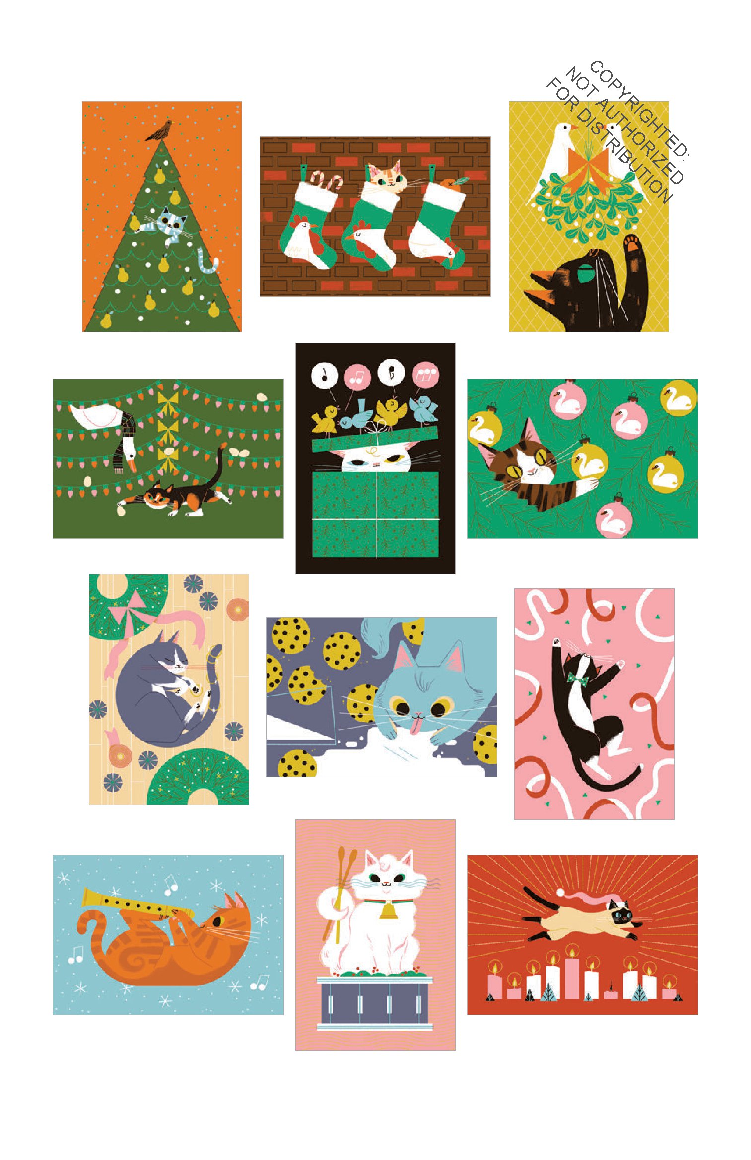 12 Puzzles in One Box: Twelve Days of Catmas