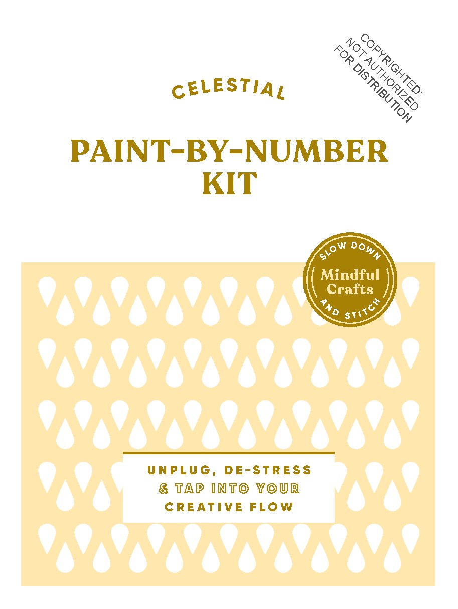 Mindful Crafts Celestial Paint by Number Kit