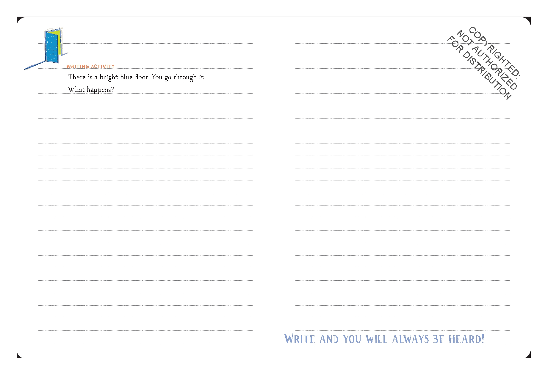 What's Behind the Blue Door?