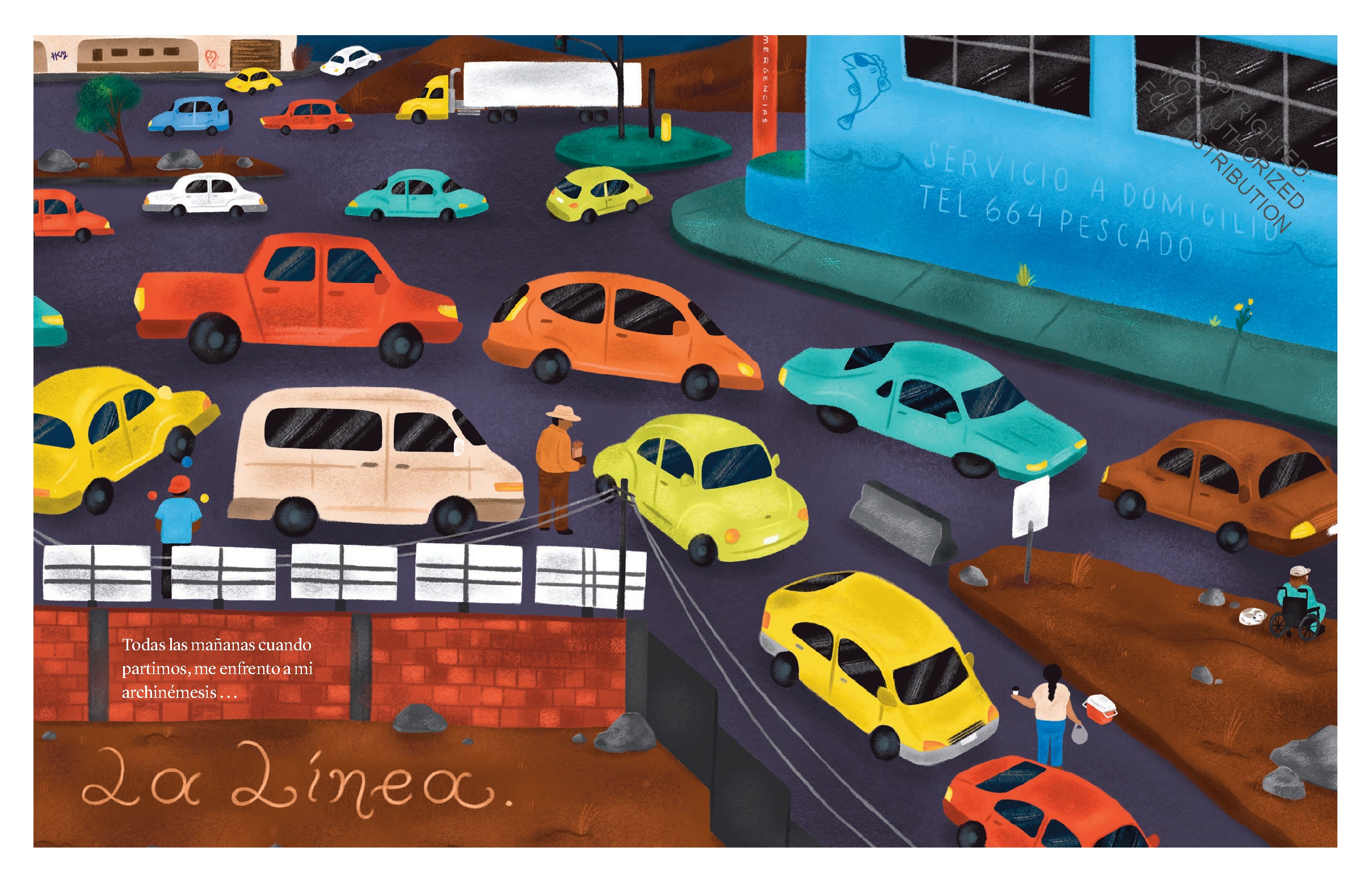 El viaje de Yenebi a la escuela (Yenebi's Drive to School Spanish edition)