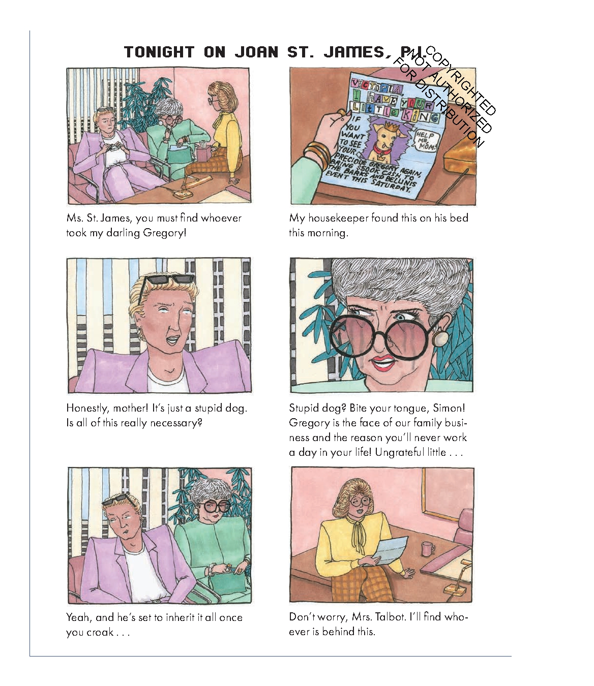 Puzzling Mysteries of the '80s Dognapped! 500-Piece Puzzle