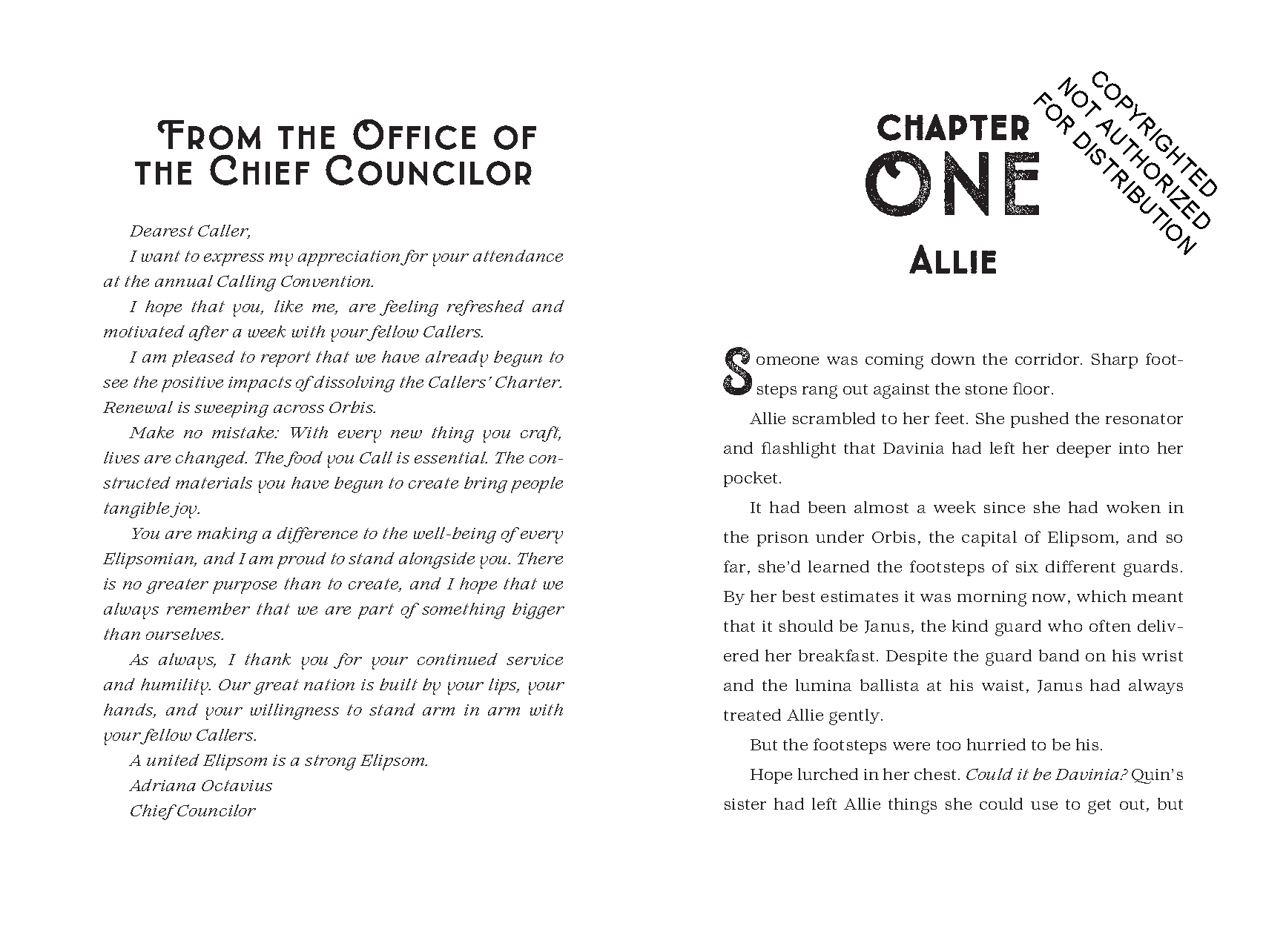 The Callers: The Journey Home