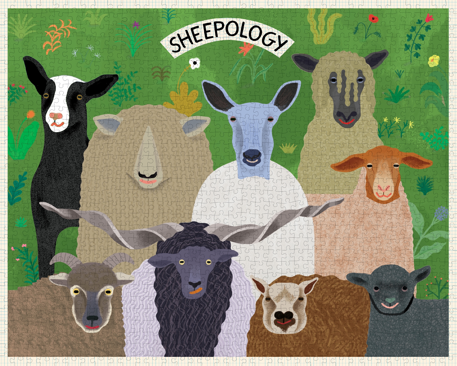 Sheepology 1000-Piece Puzzle