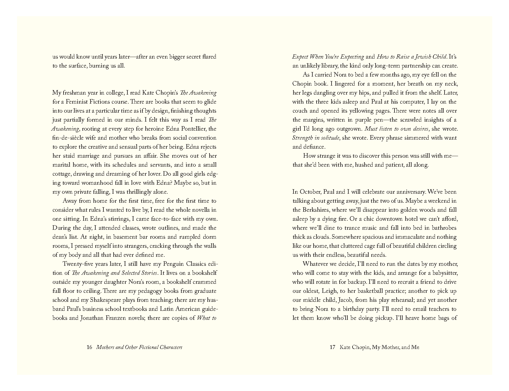 Mothers and Other Fictional Characters