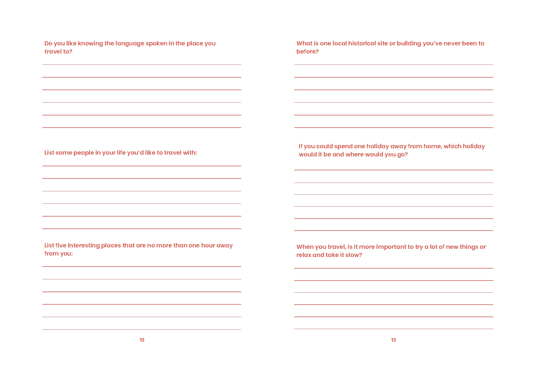 The Bucket List Journal