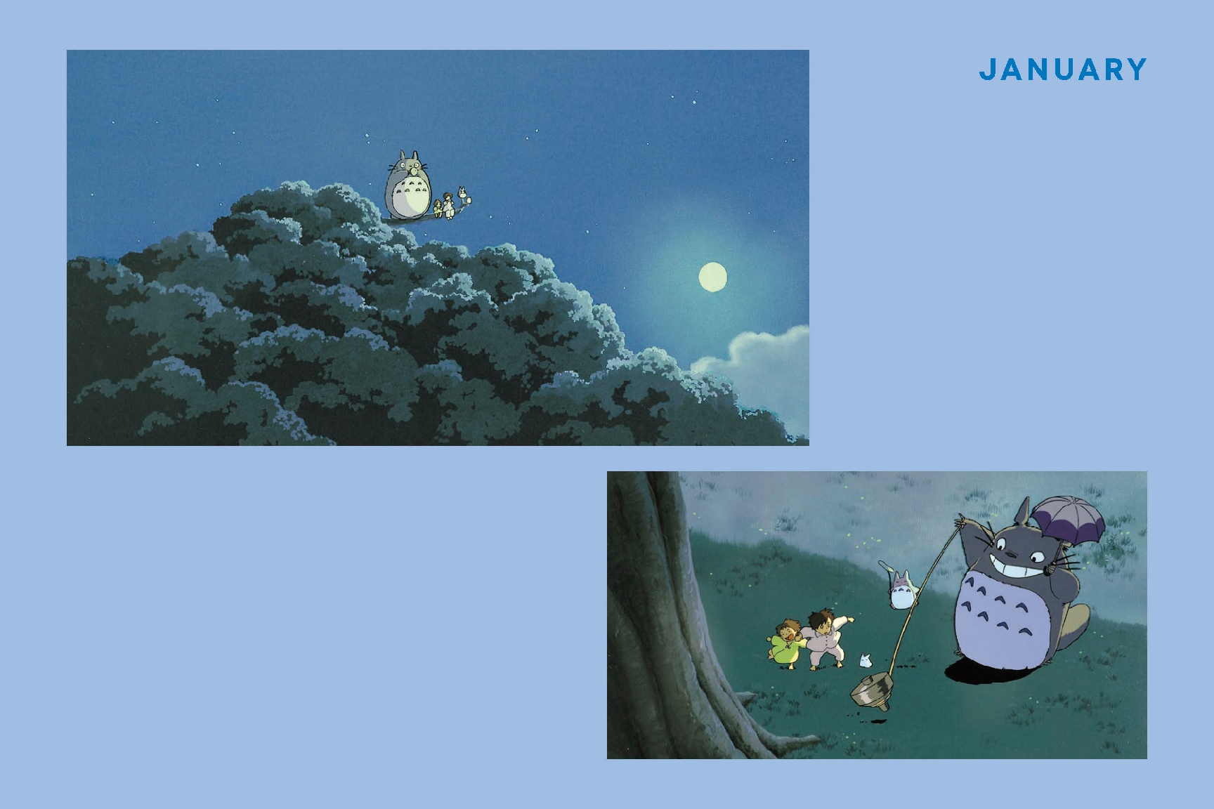 Studio Ghibli My Neighbor Totoro 2025 Engagement Calendar