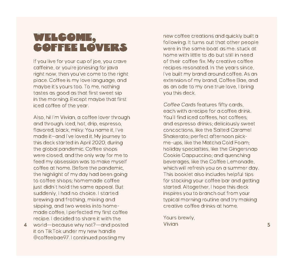 Coffee Cards