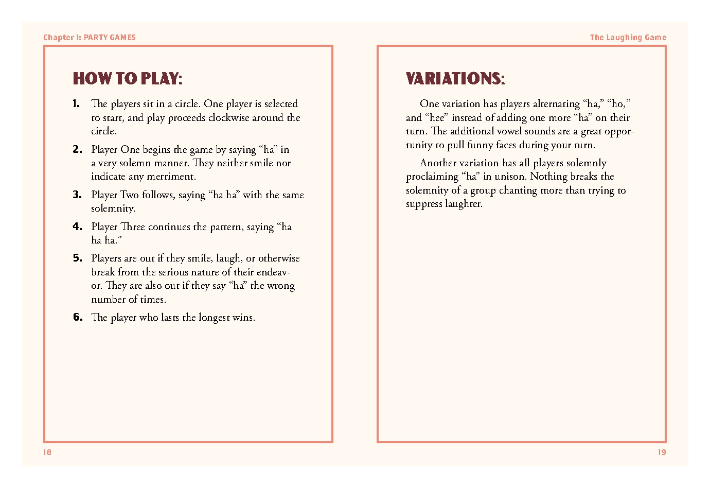 Victorian Parlour Games