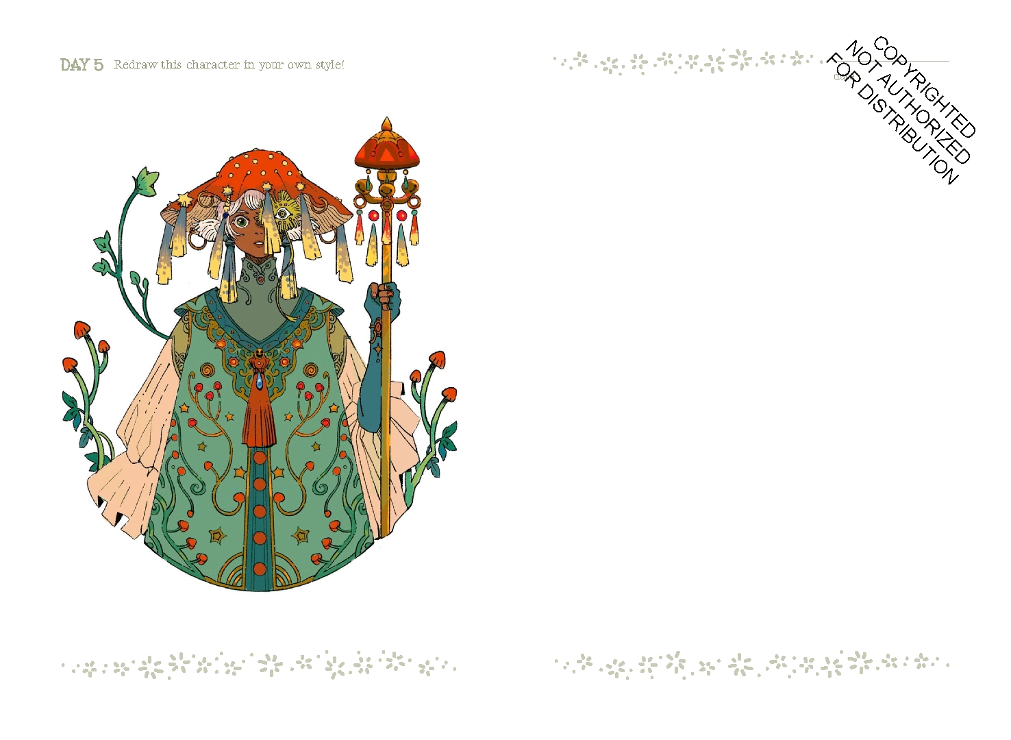 Fantastical One Drawing a Day