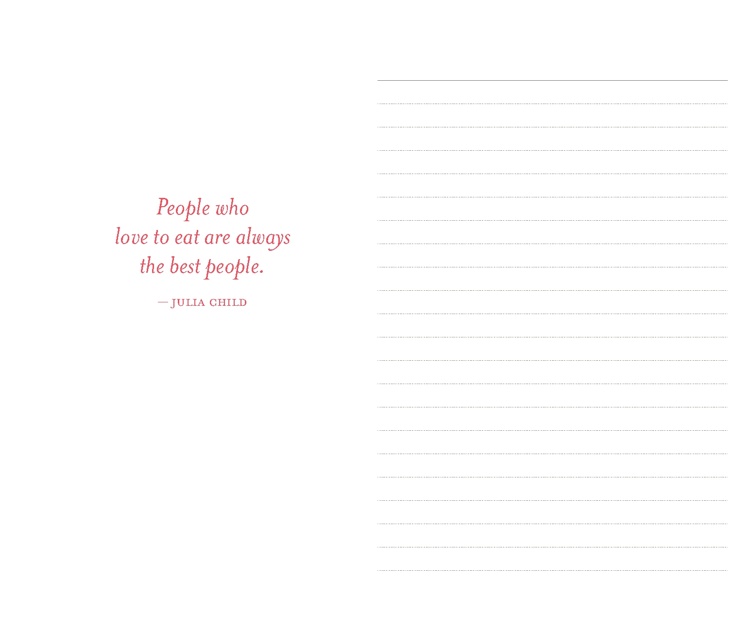 Julia Child Notebooks
