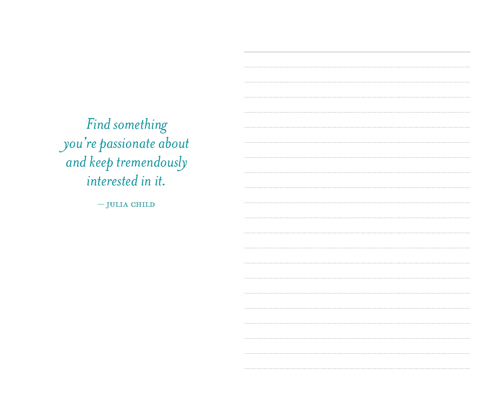 Julia Child Notebooks