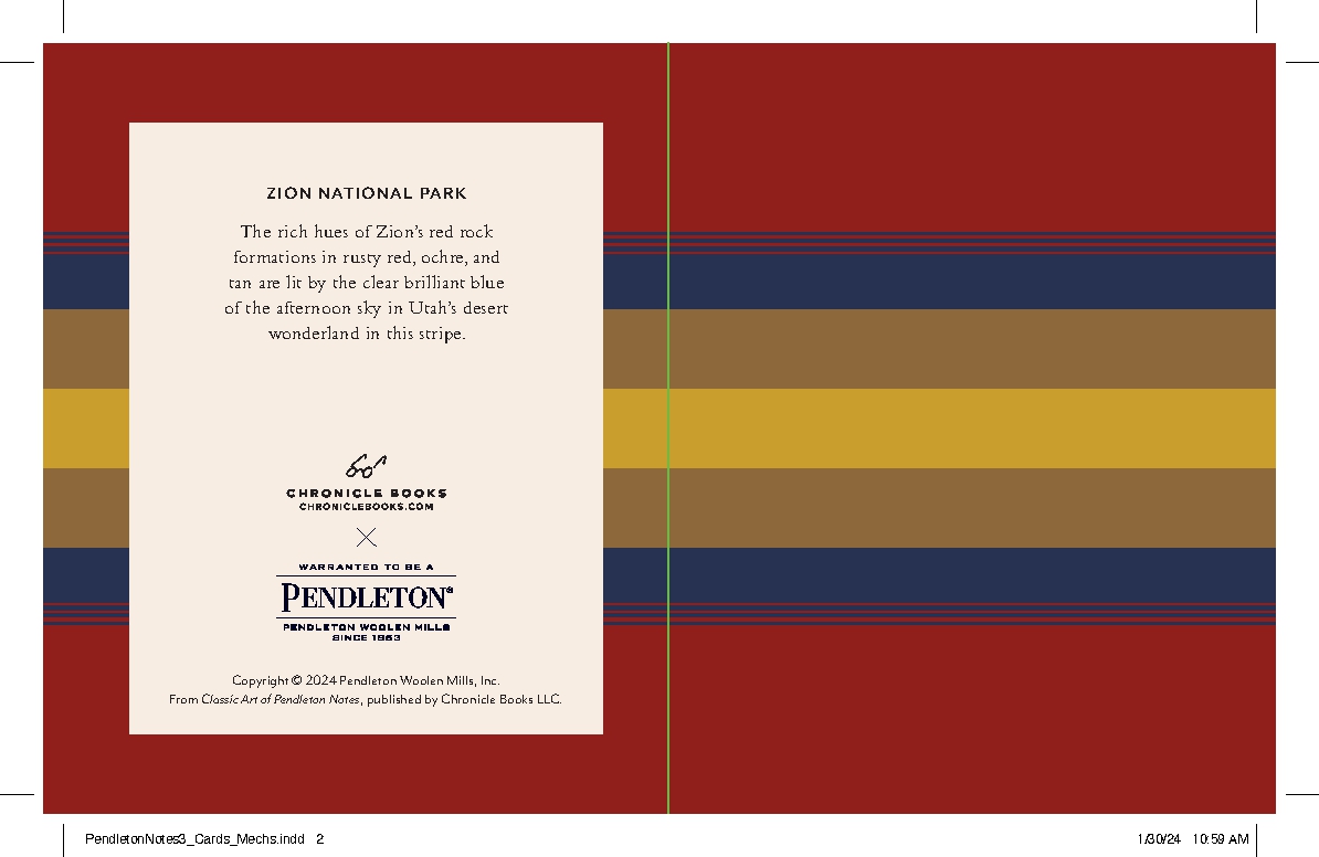 Classic Art of Pendleton Notes