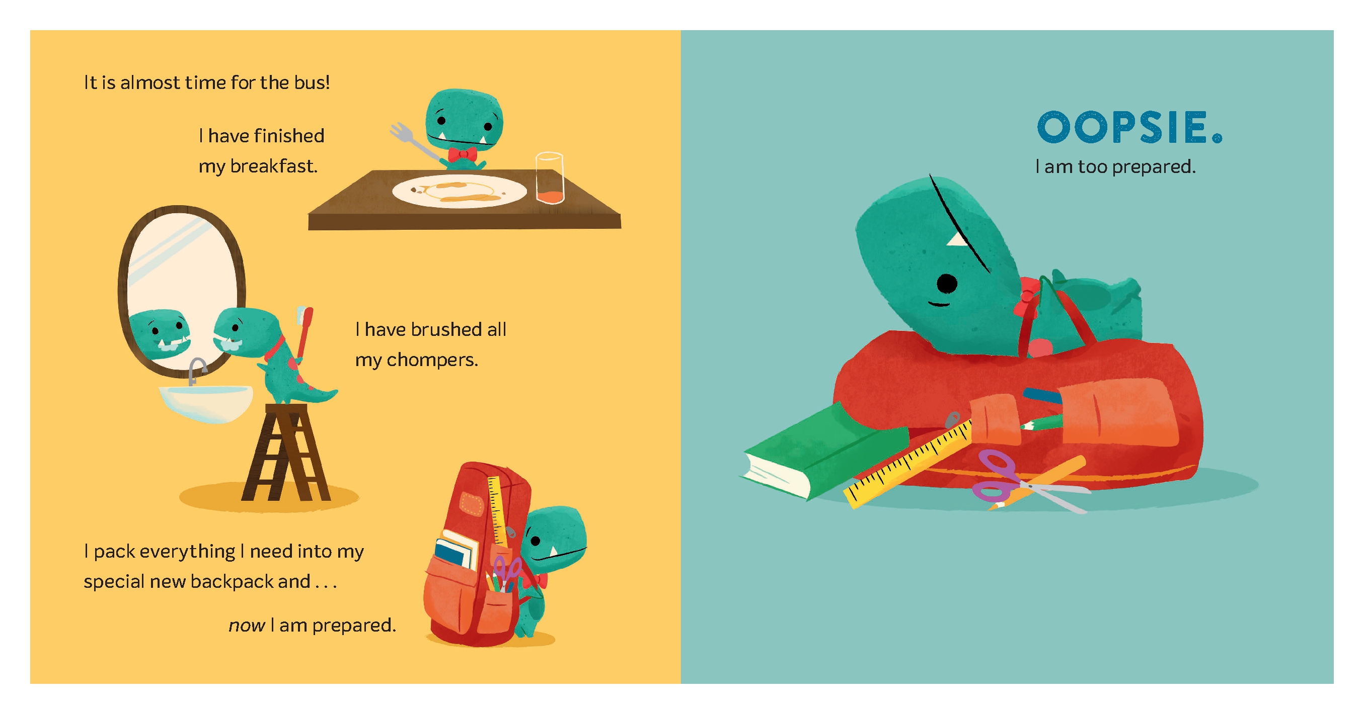 Tiny T. Rex and the First-Day Oopsies